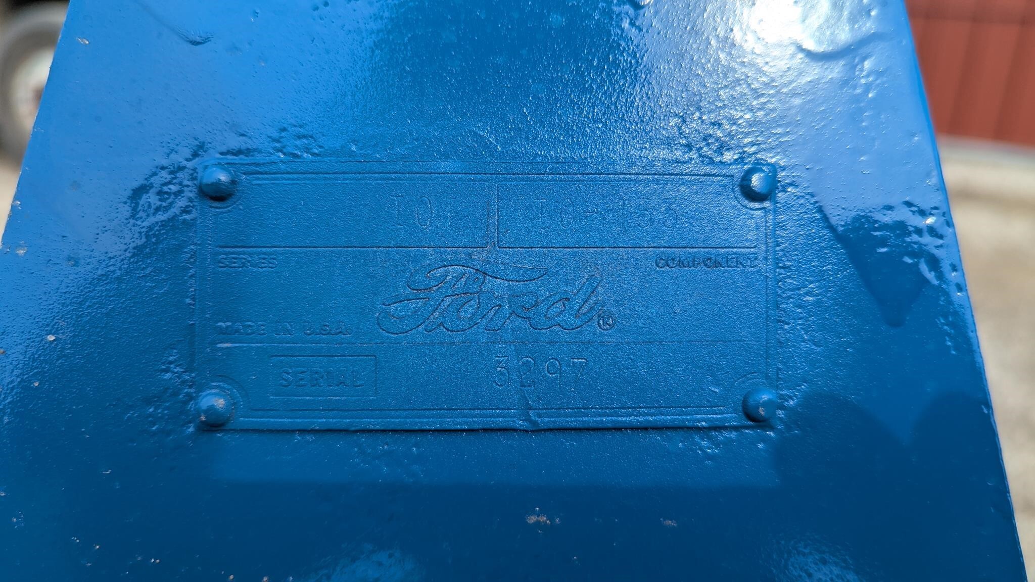  Ford 101 Plow