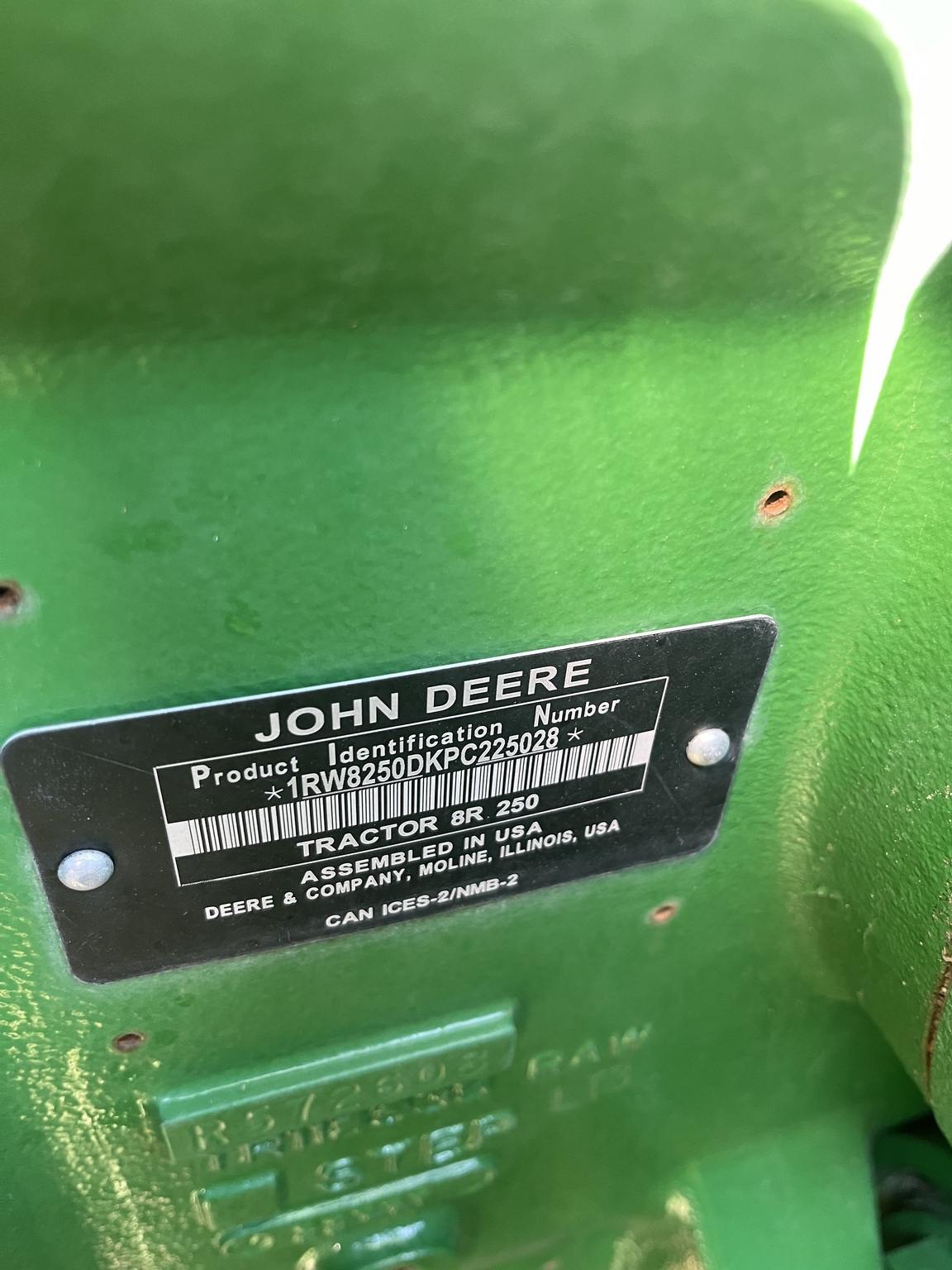 2023 John Deere 8R 250 Tractor