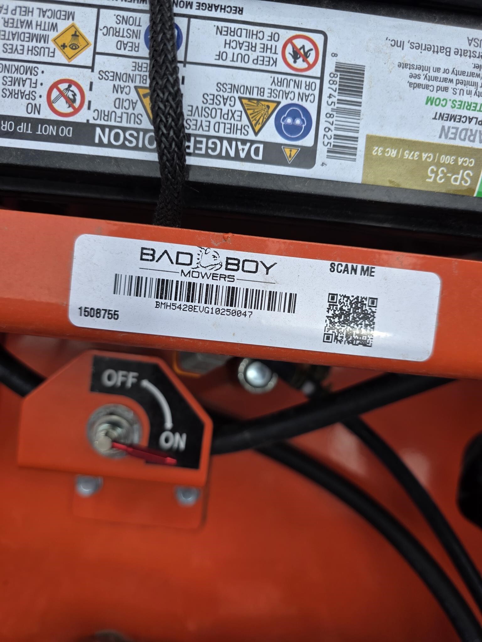2025 Bad Boy MAVERICK 5400 Lawn Mower