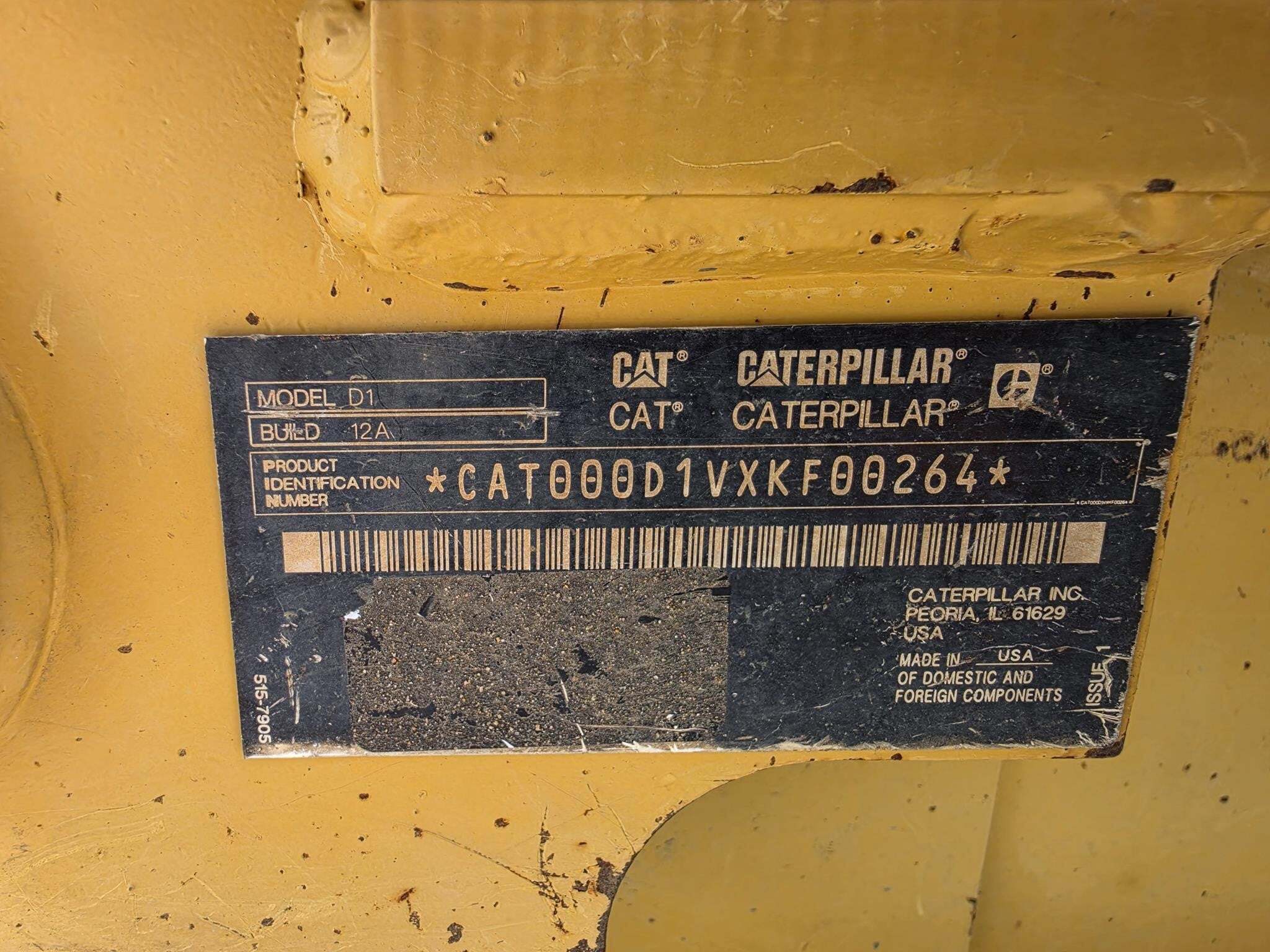2021 Caterpillar D1 Dozer