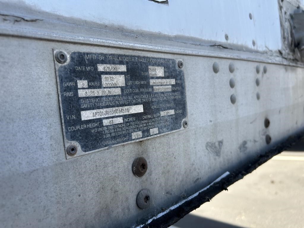 1999 Trailmobile 53' Box Trucks/Trailer