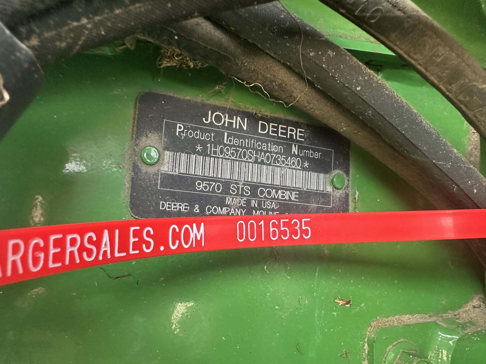 2010 John Deere 9570 STS Combine