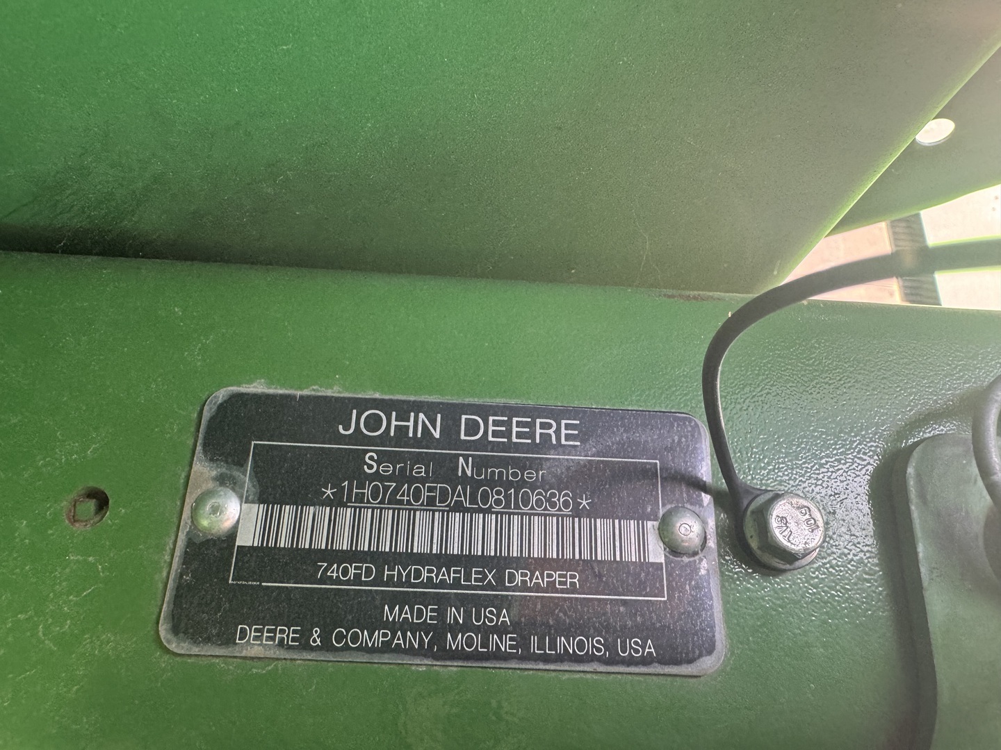 2020 John Deere 740FD Platform