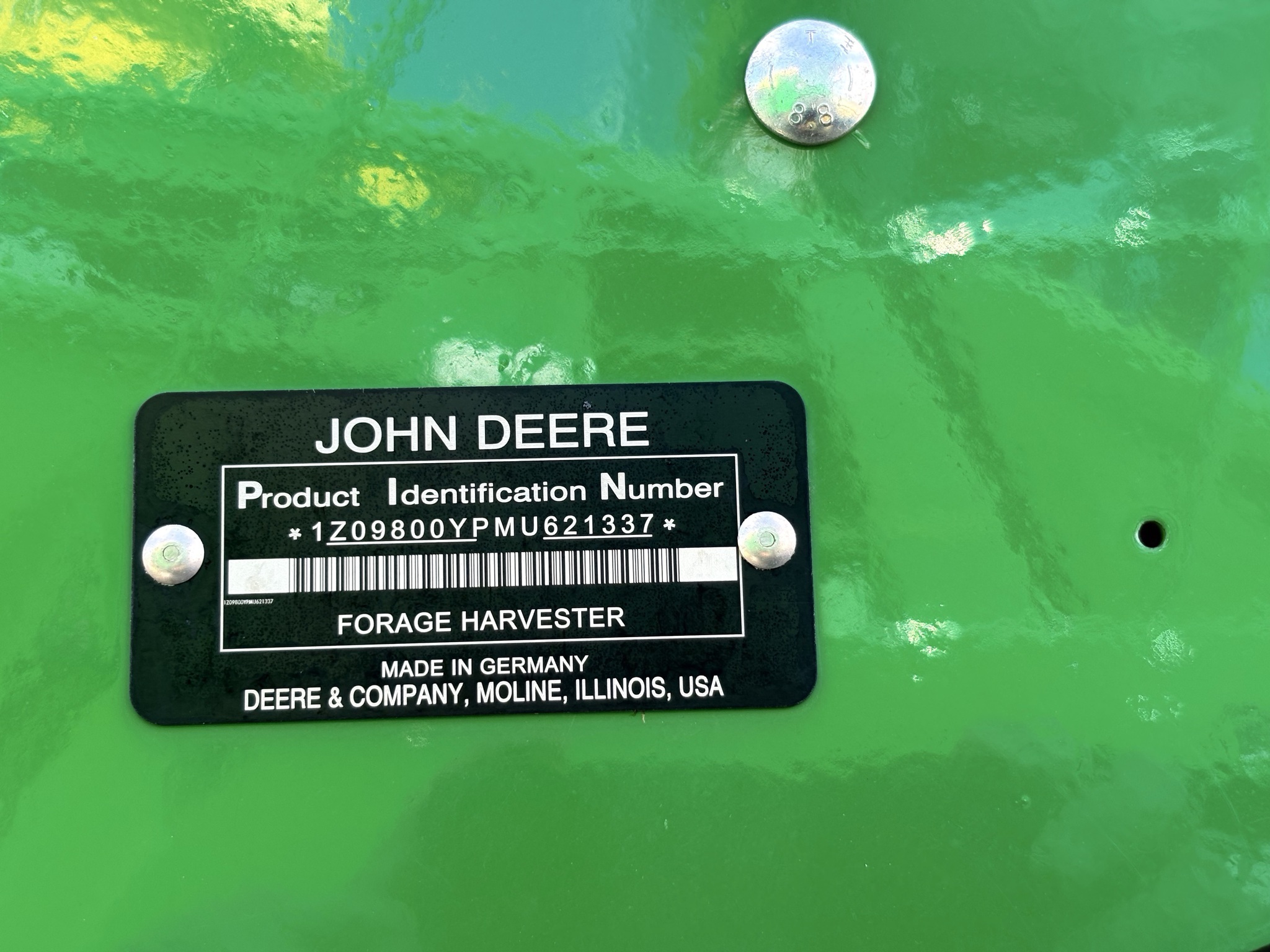 2021 John Deere 9800 Self-Propelled Forage Harvester