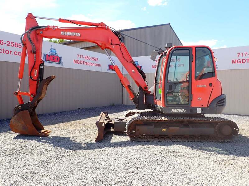 Used Kubota KX080-3 Excavators for Sale - 3 Listings | Machinery Pete