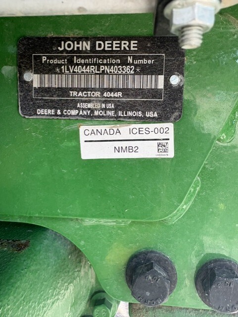 2023 John Deere 4044R Tractor