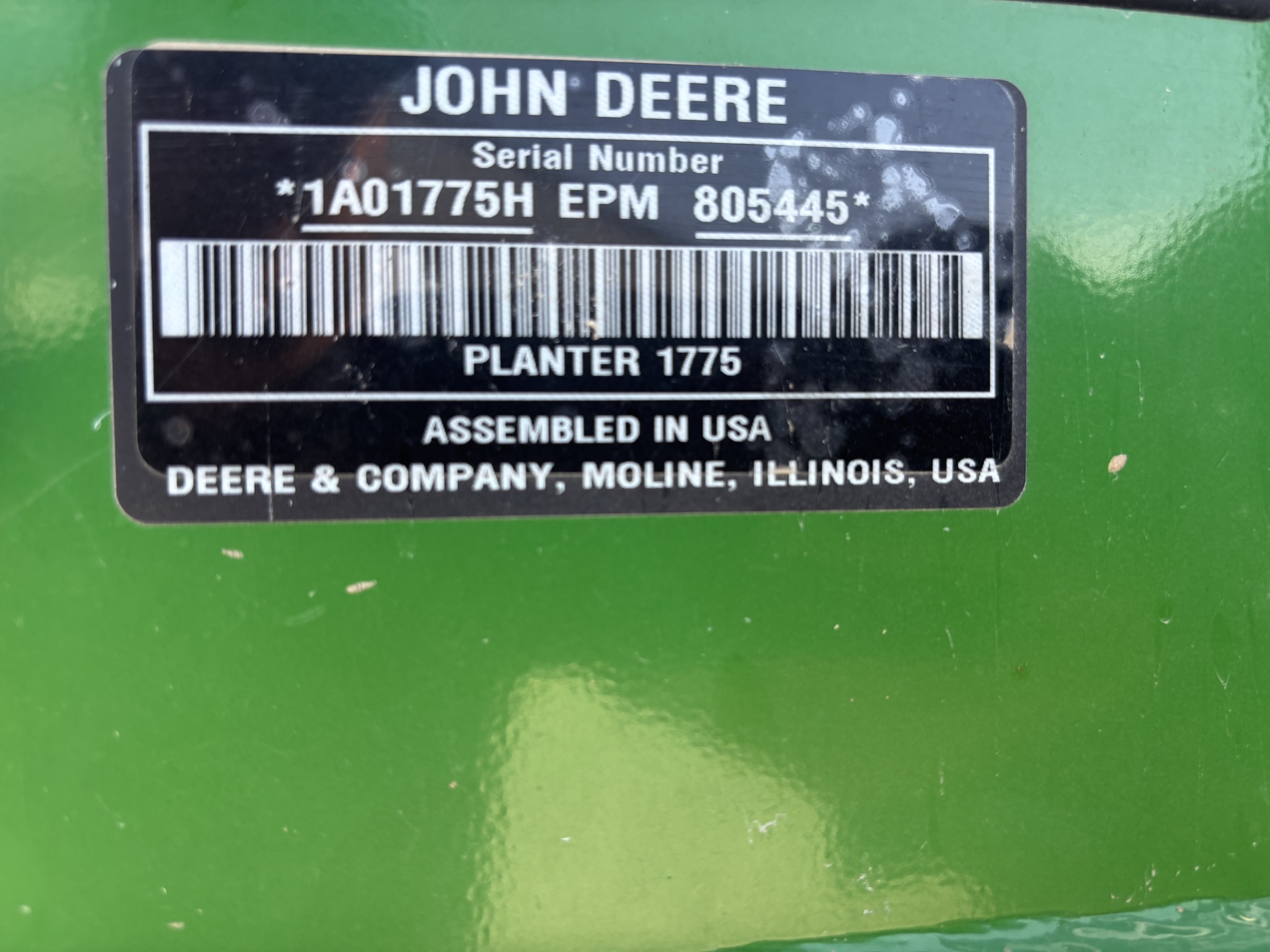 2024 John Deere 1775NT Planter