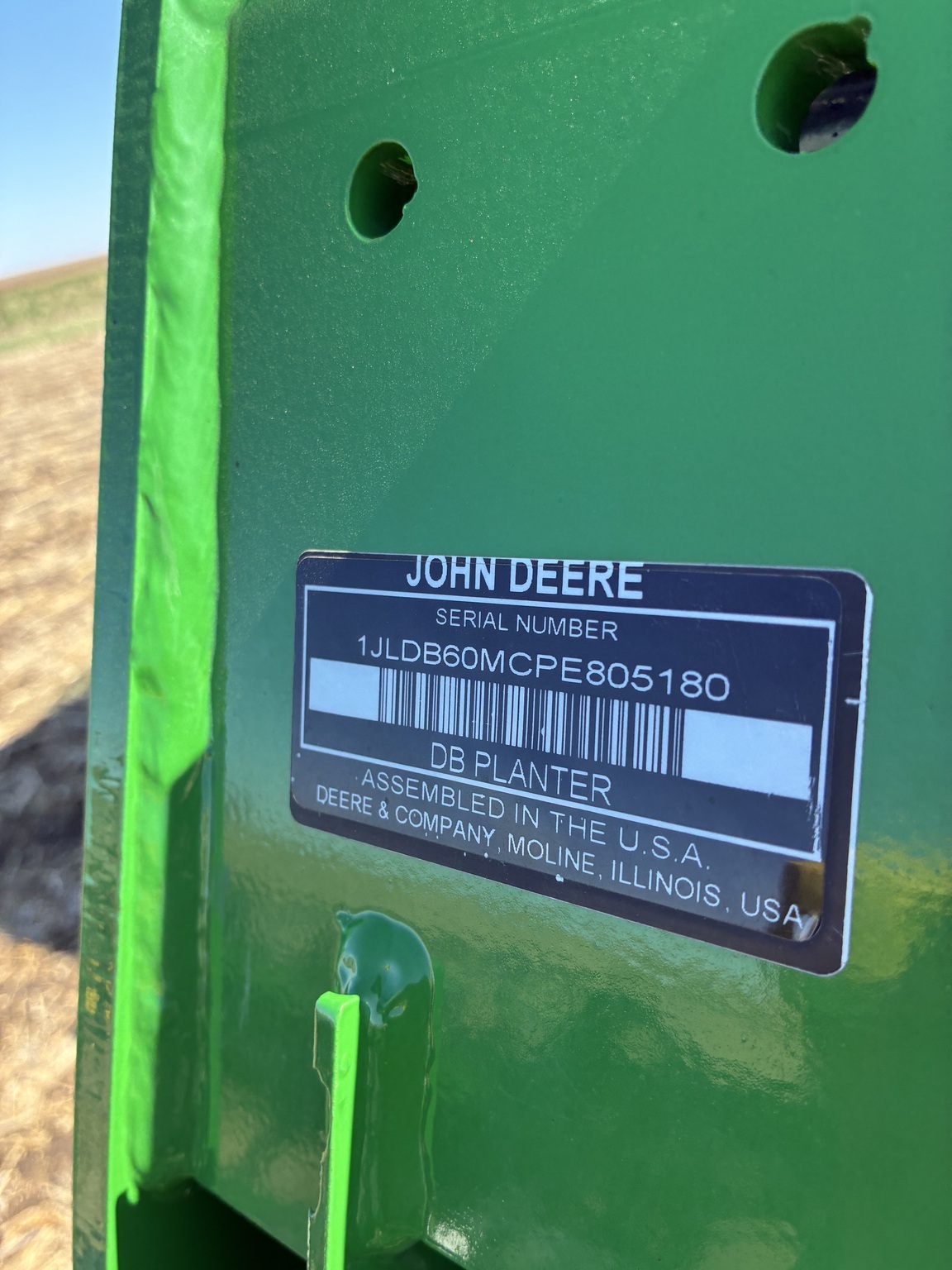 2024 John Deere DB60 Planter