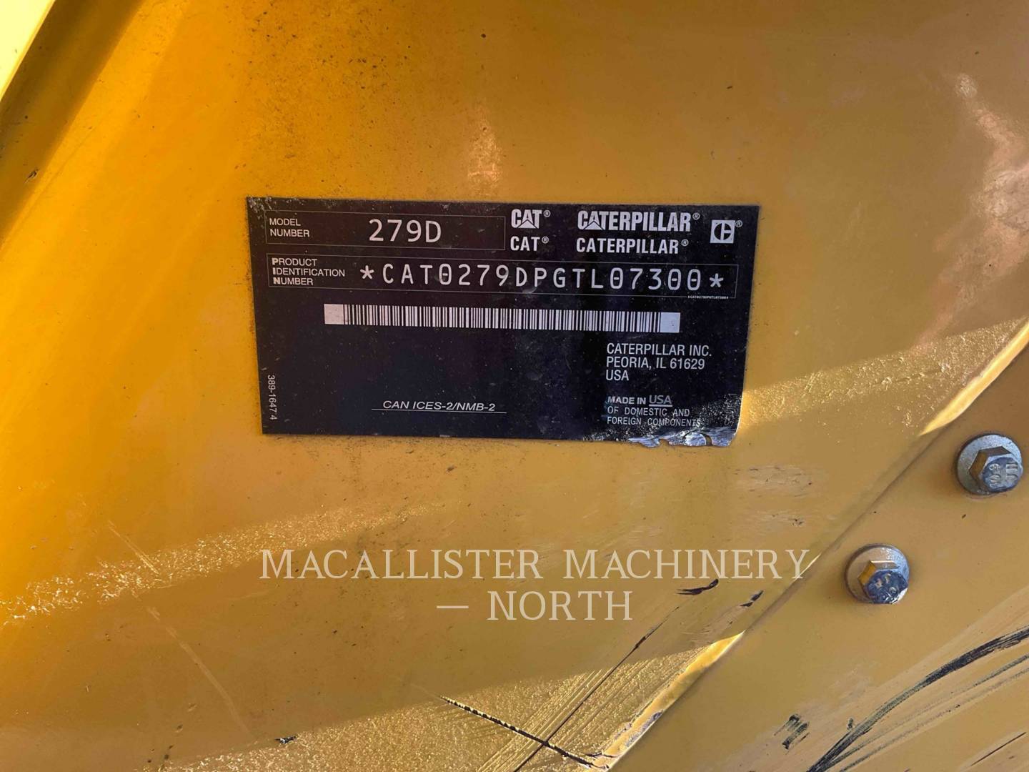 2019 Caterpillar 279D Skid Steer