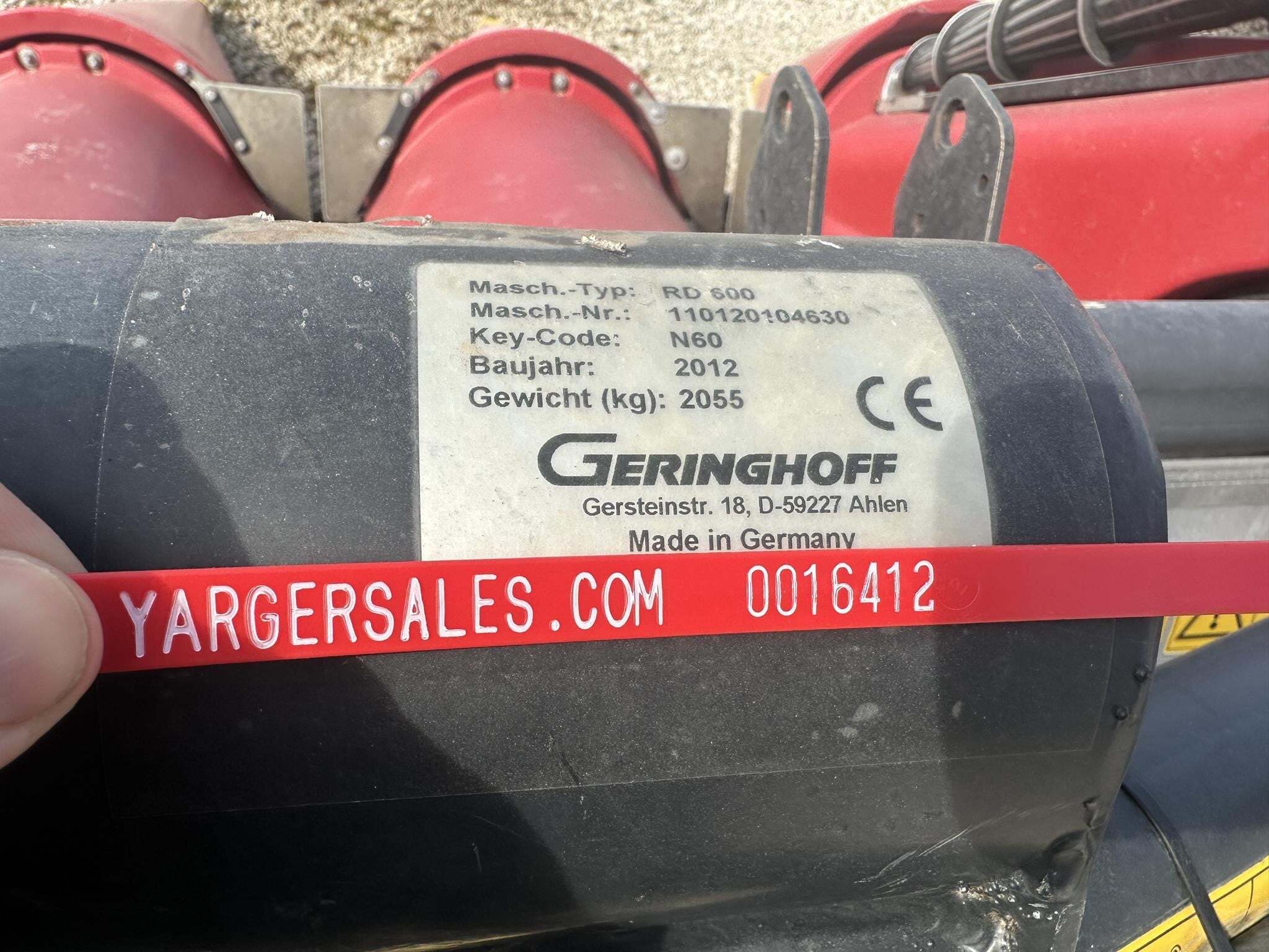 2012 Geringhoff Rota Disc 630 Corn Head