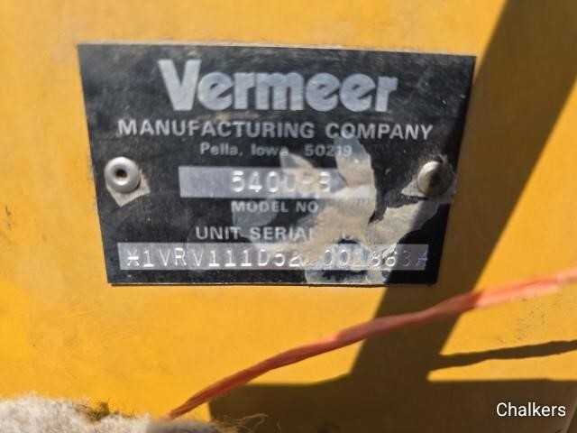 2002 Vermeer 5400 Rebel Round Baler