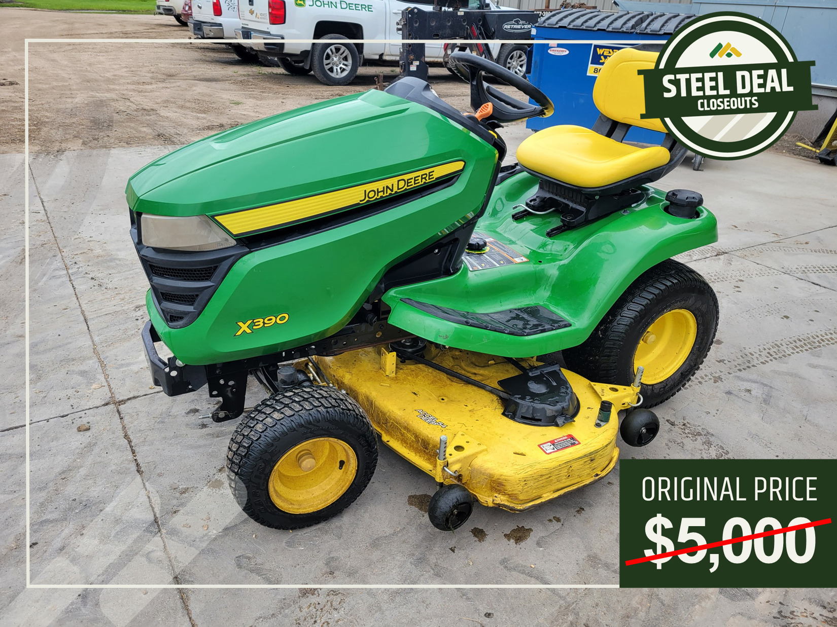2020 John Deere X390 Lawn Mower