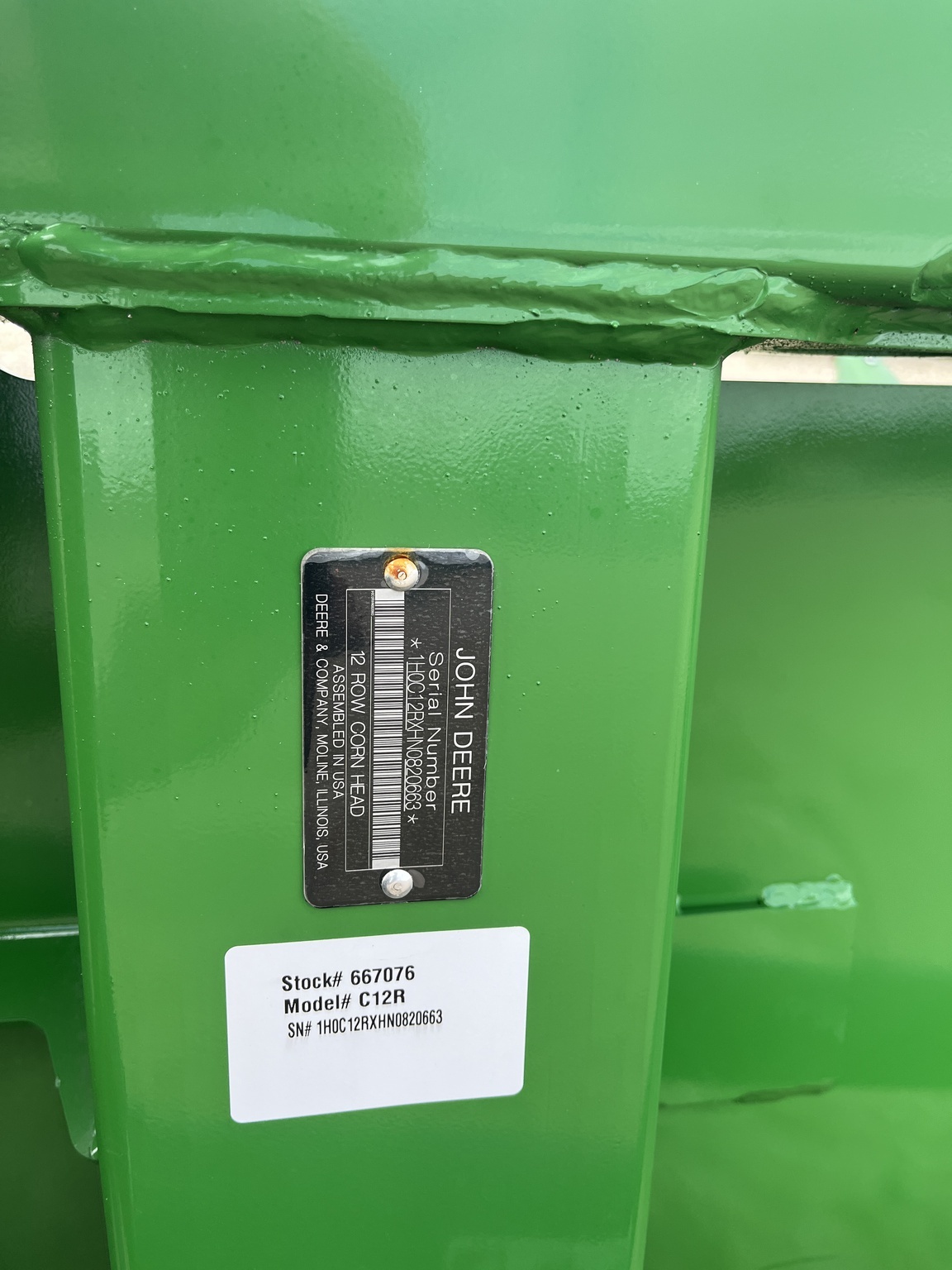 2022 John Deere C12R Corn Head