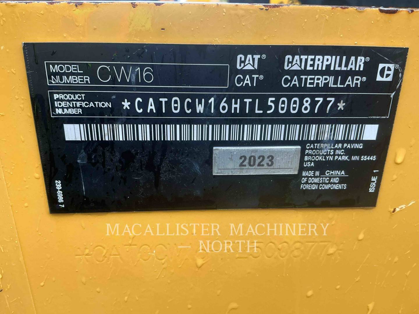 2024 Caterpillar CW16 Compacting and Paving