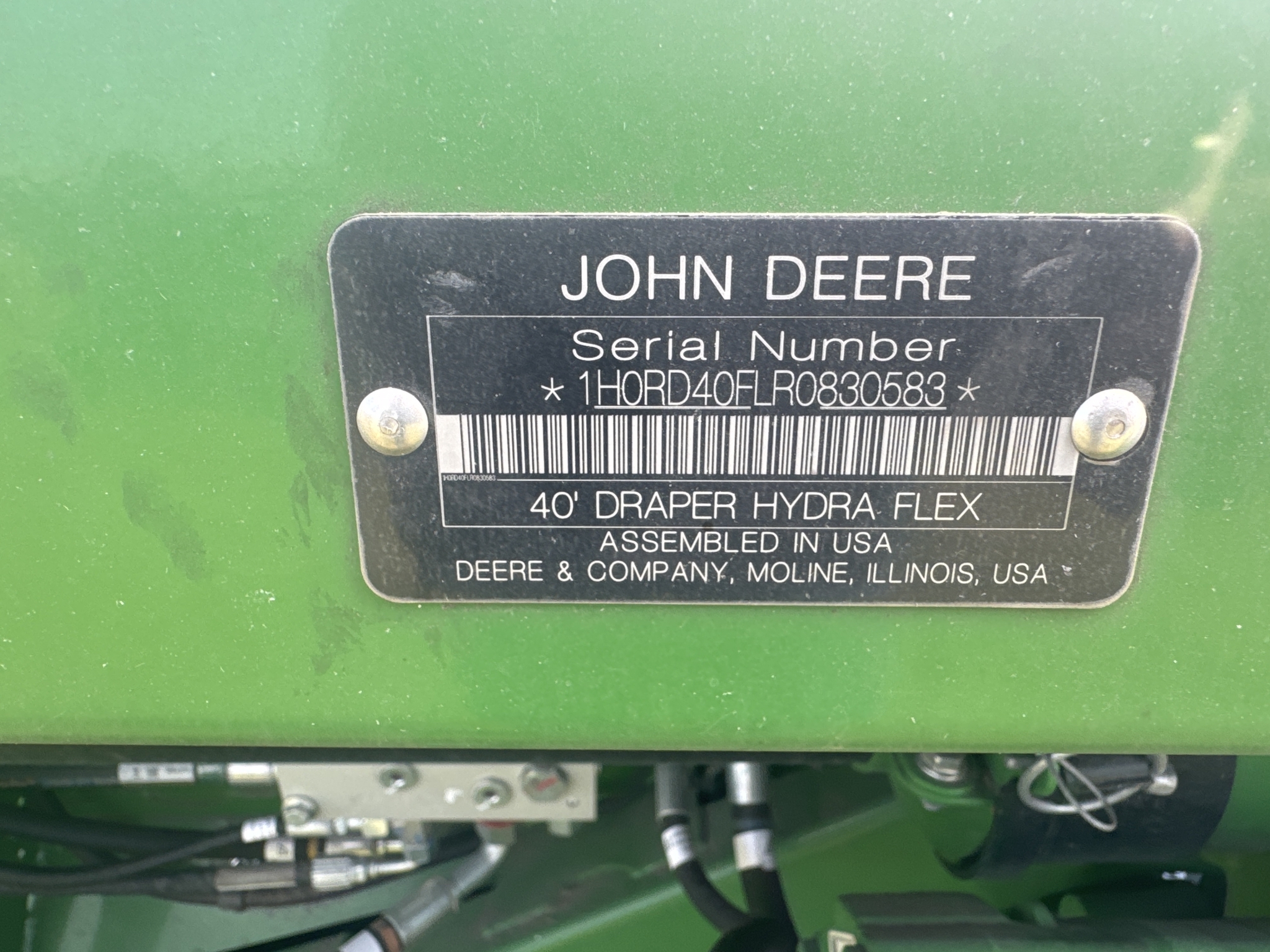 2024 John Deere RD40F Platform