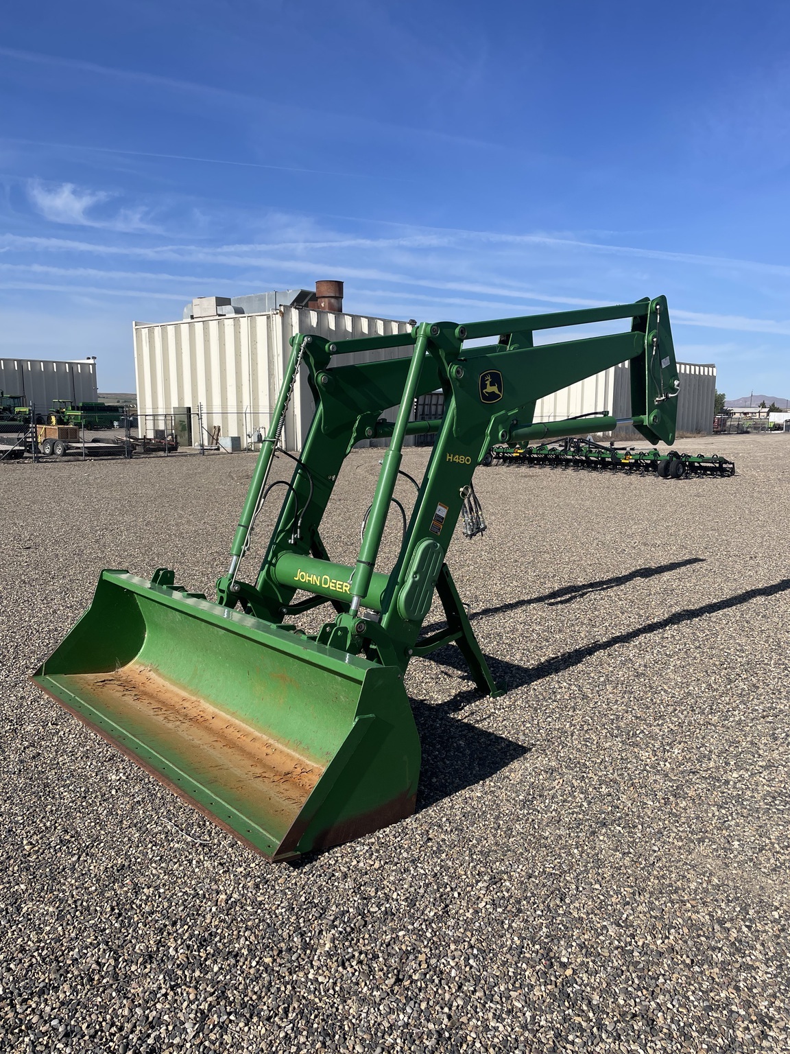  John Deere H480 Front End Loader