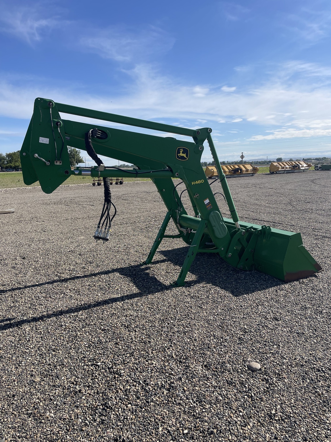  John Deere H480 Front End Loader