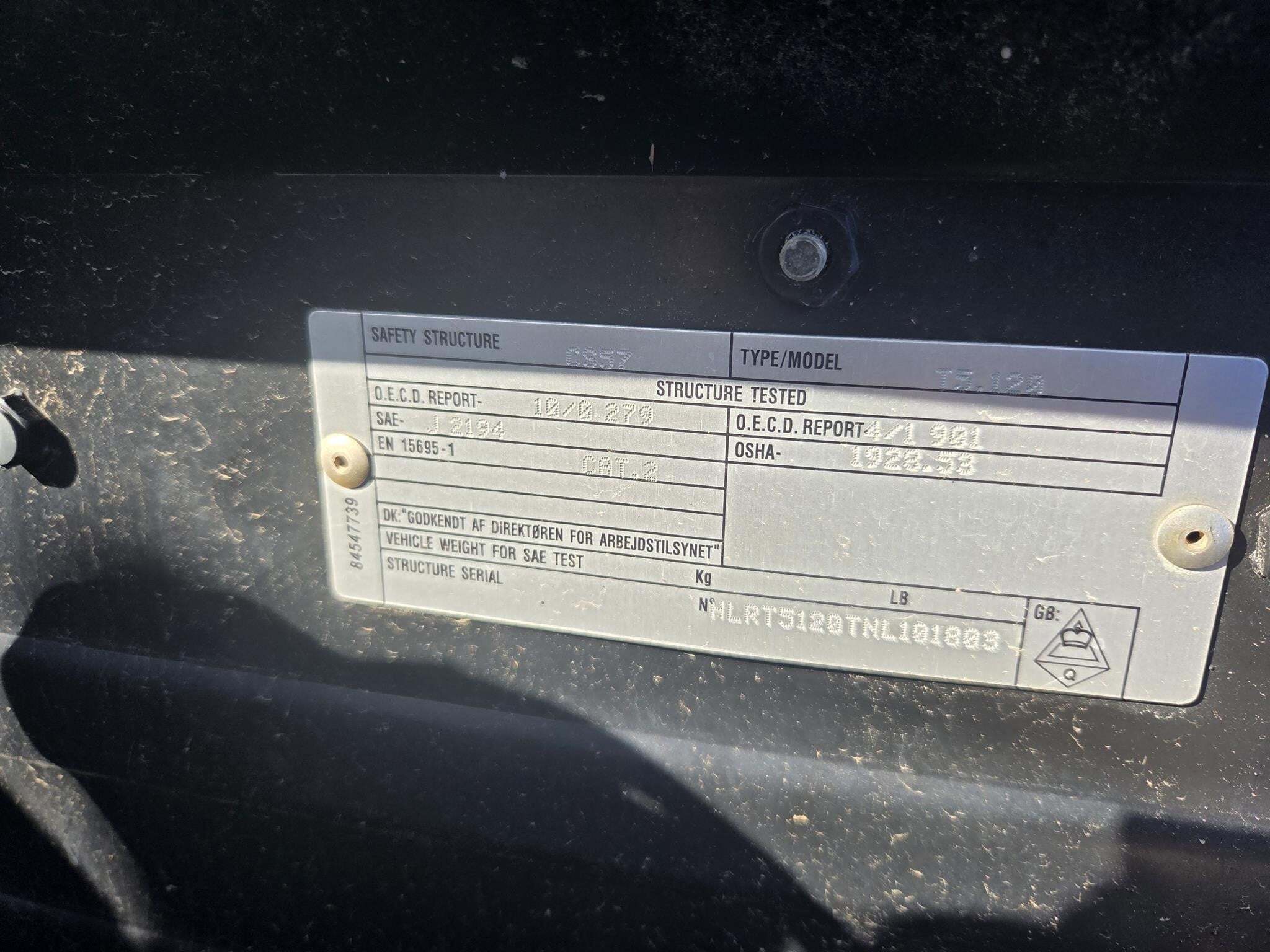 2022 New Holland T5.120 Tractor