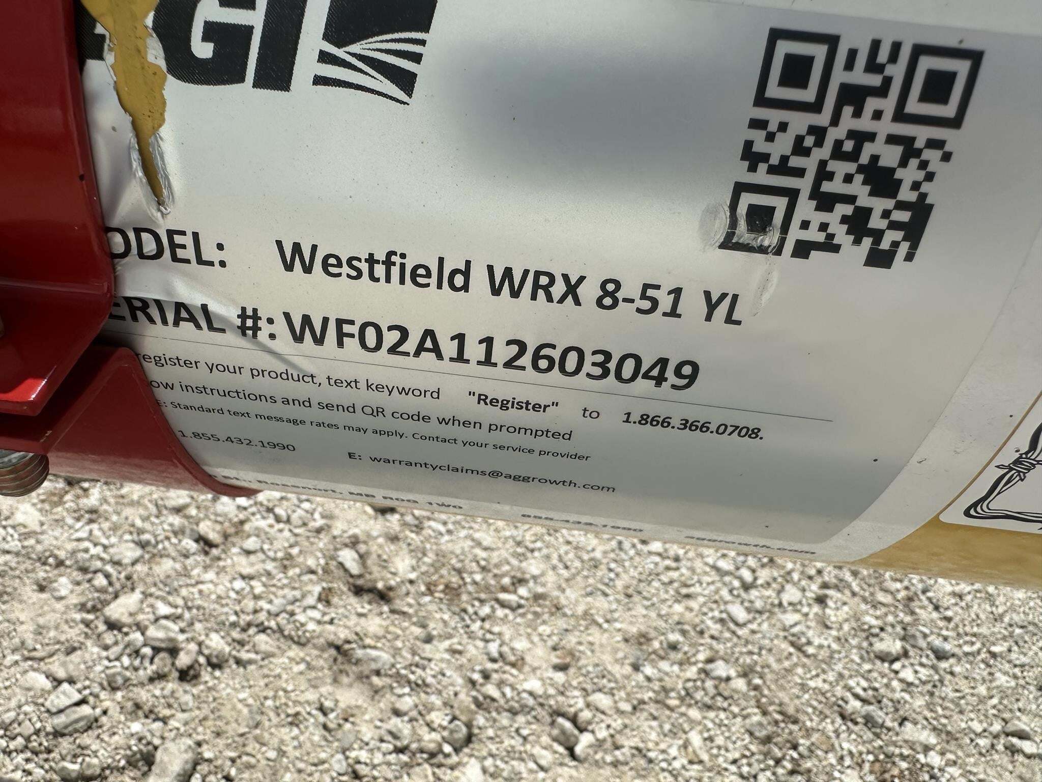 2026 Westfield WRX80-51 Augers and Conveyor
