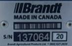 2020 Brandt 1547LP+ Augers and Conveyor