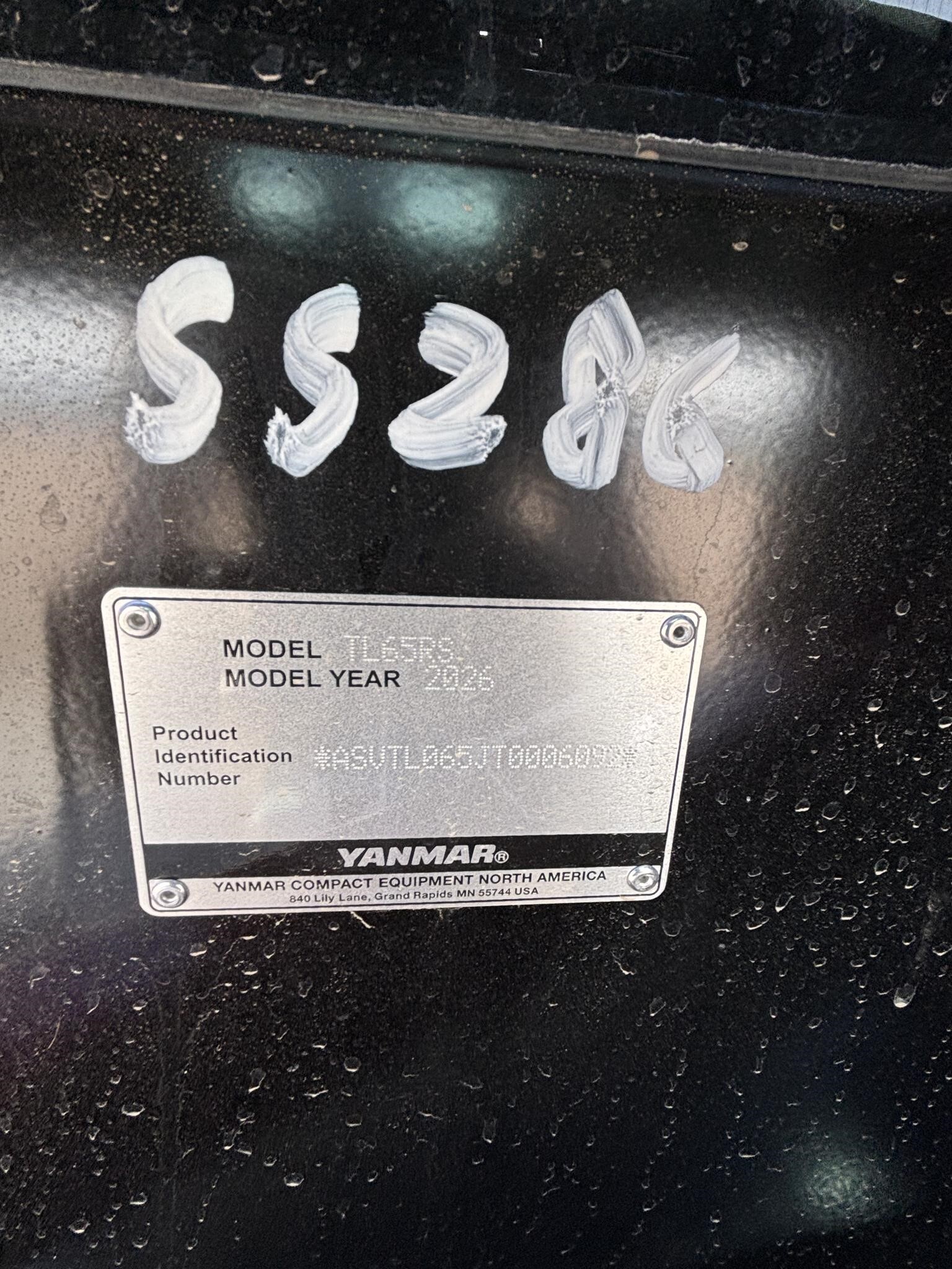 2026 Yanmar TL65RS Skid Steer