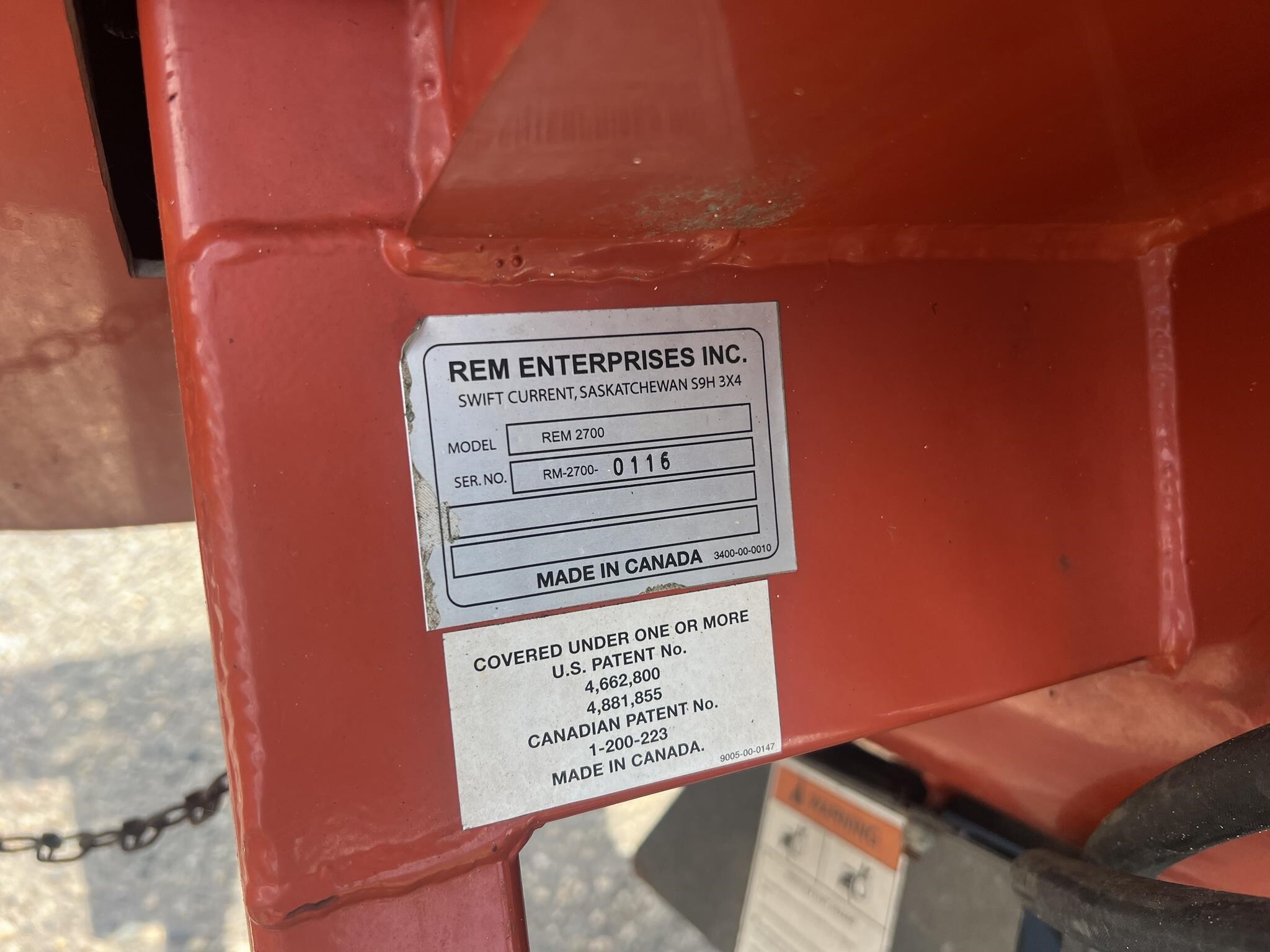  Rem 2700 Grain Vac