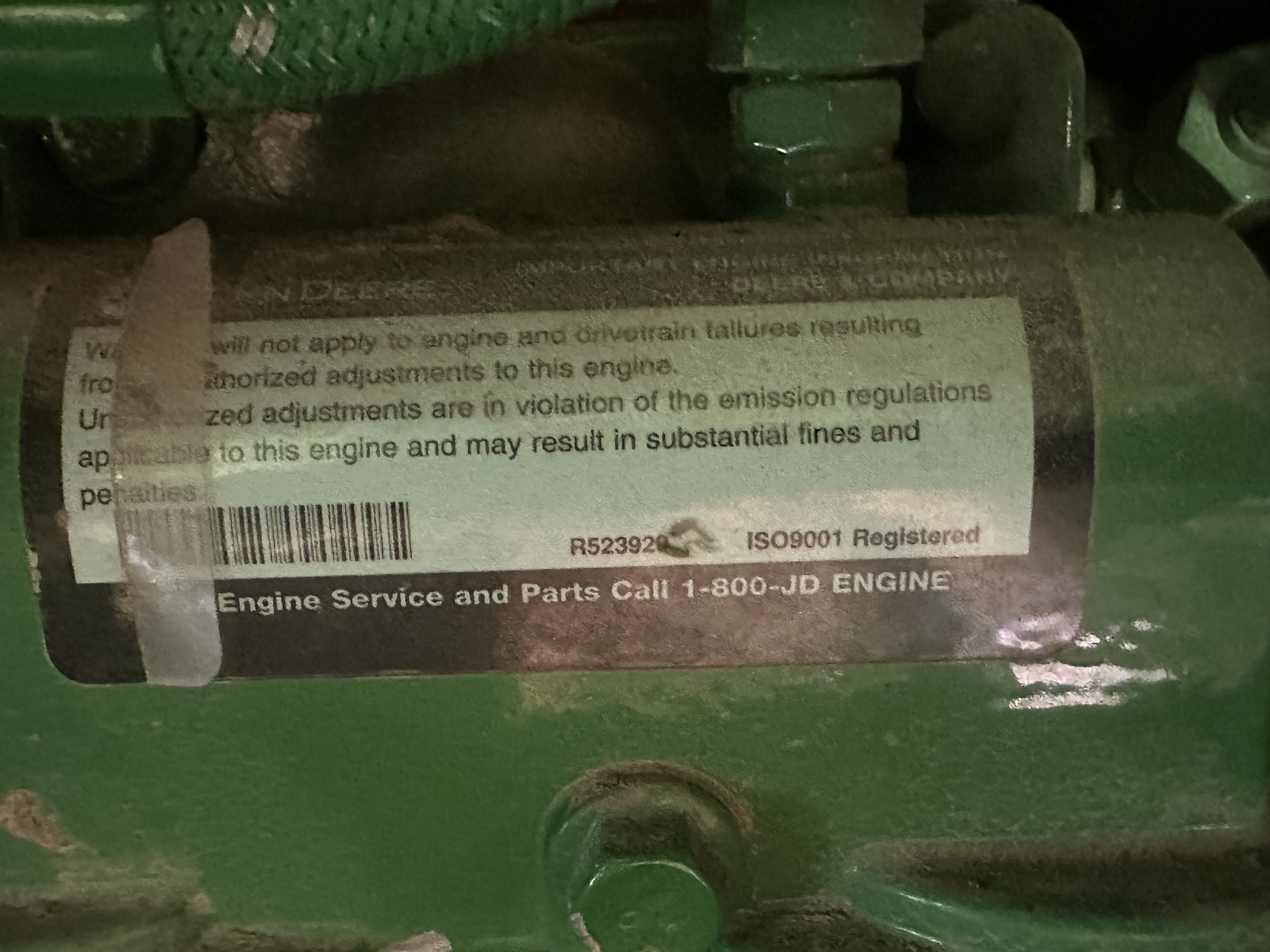2018 John Deere CP690 Cotton Equipment