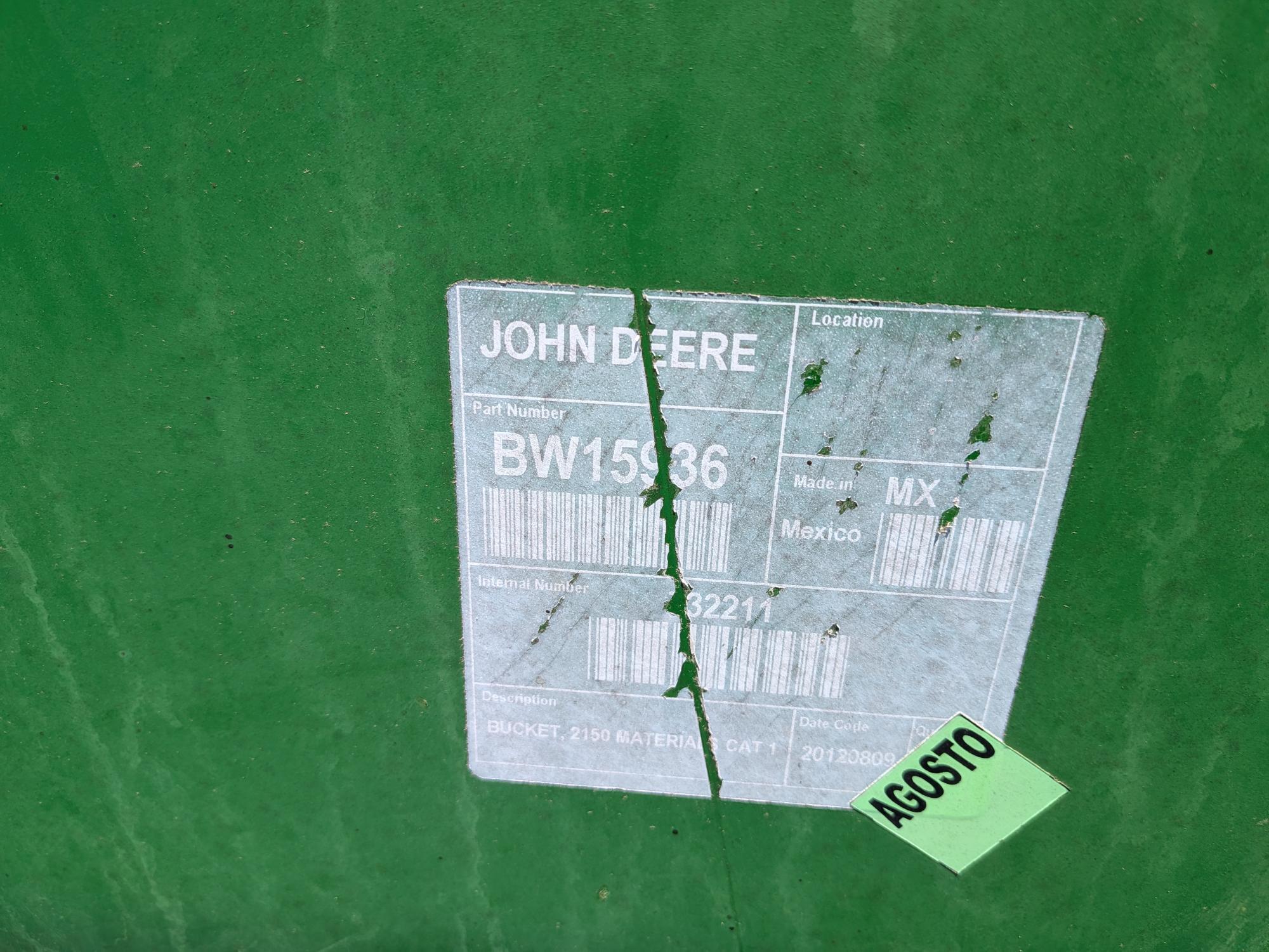  John Deere BW15936 Loader and Skid Steer Attachment