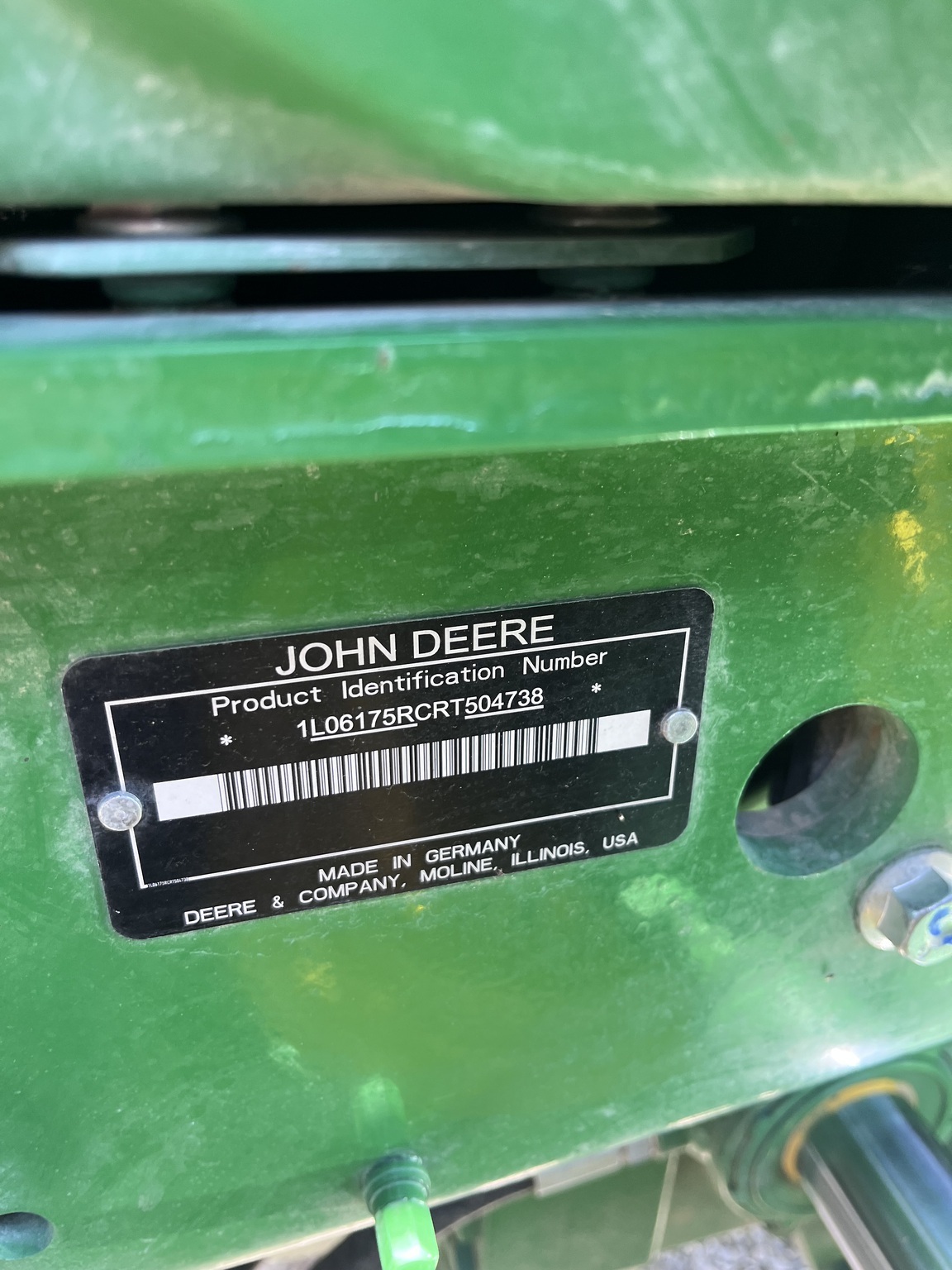 2025 John Deere 6R 175 Tractor