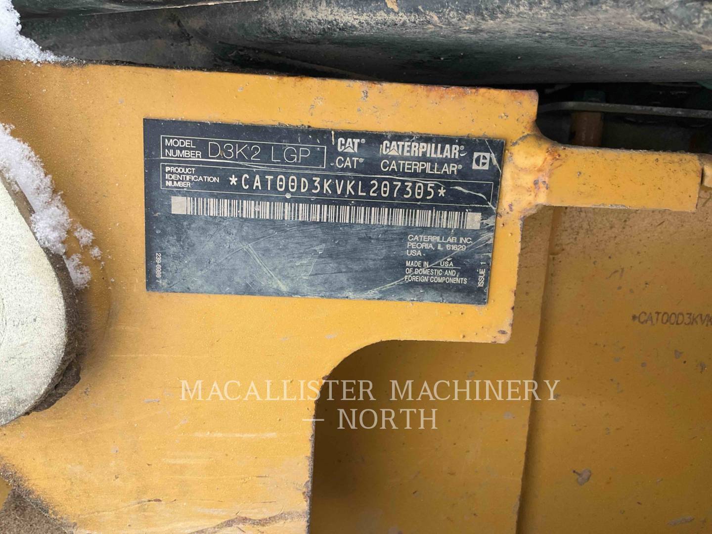 2019 Caterpillar D3K2L 4F Dozer