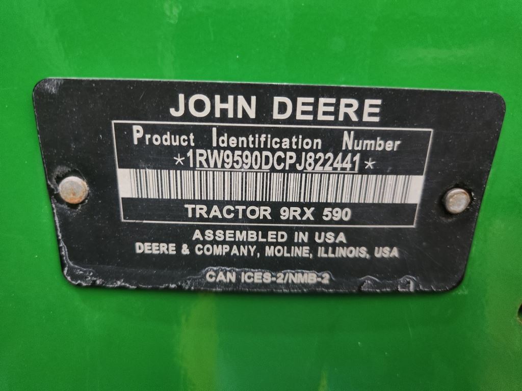 2023 John Deere 9RX 590 Tractor