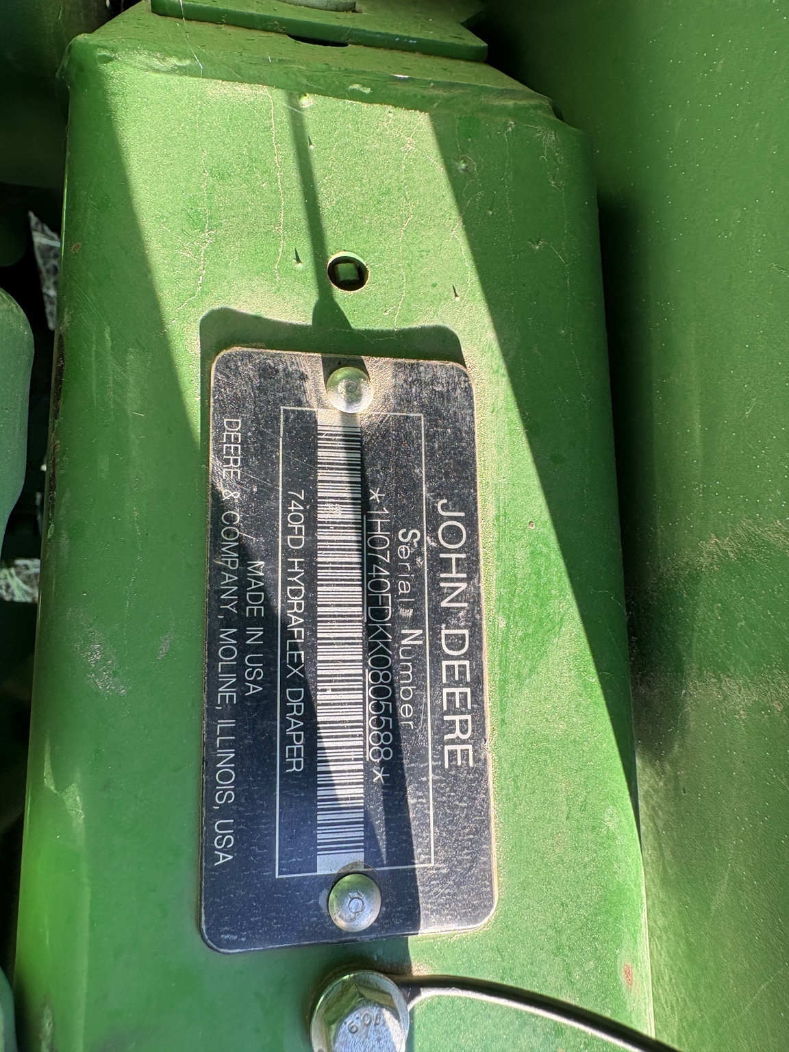 2019 John Deere 740FD Platform