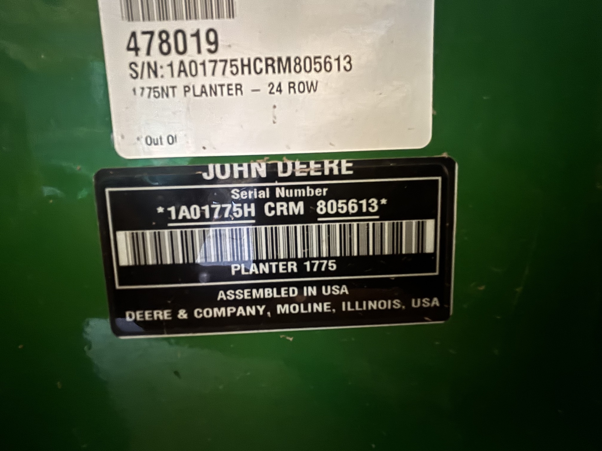 2024 John Deere 1775NT Planter
