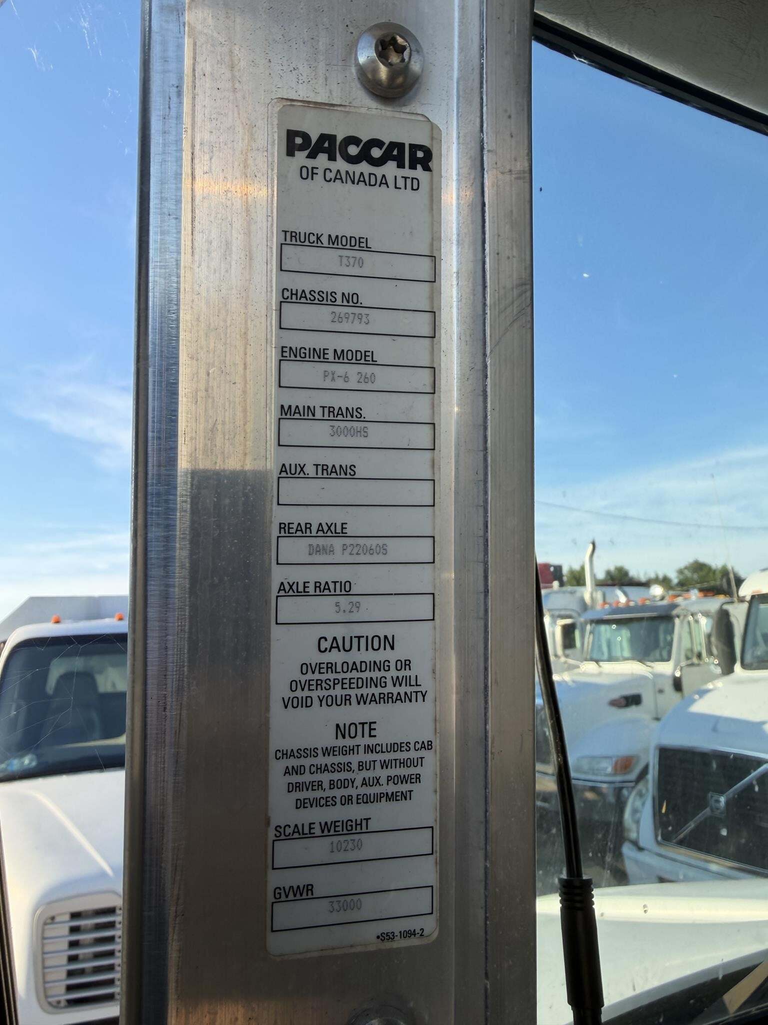 2010 Kenworth T370 Miscellaneous