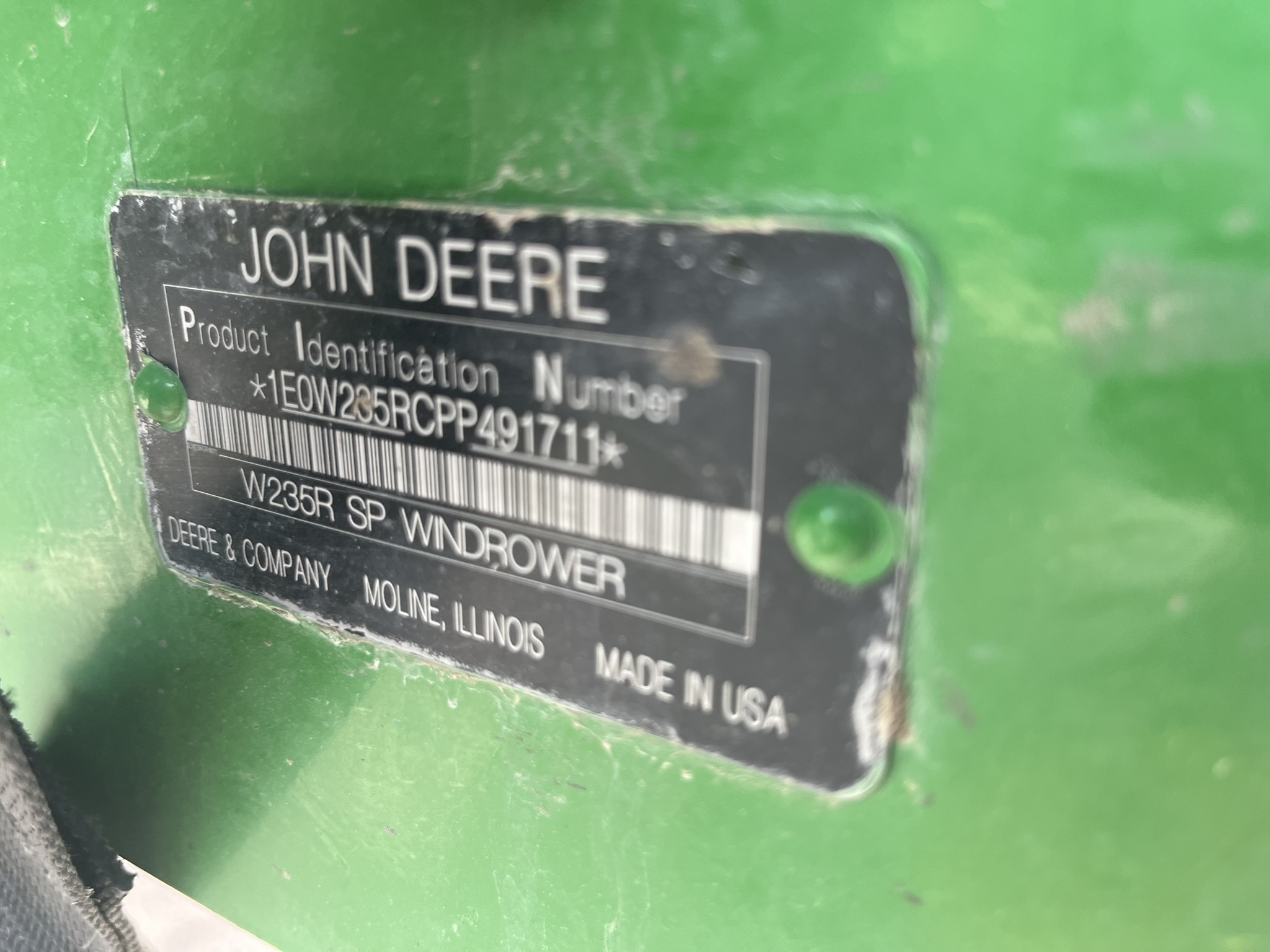 2023 John Deere W235R Self-Propelled Windrowers and Swather