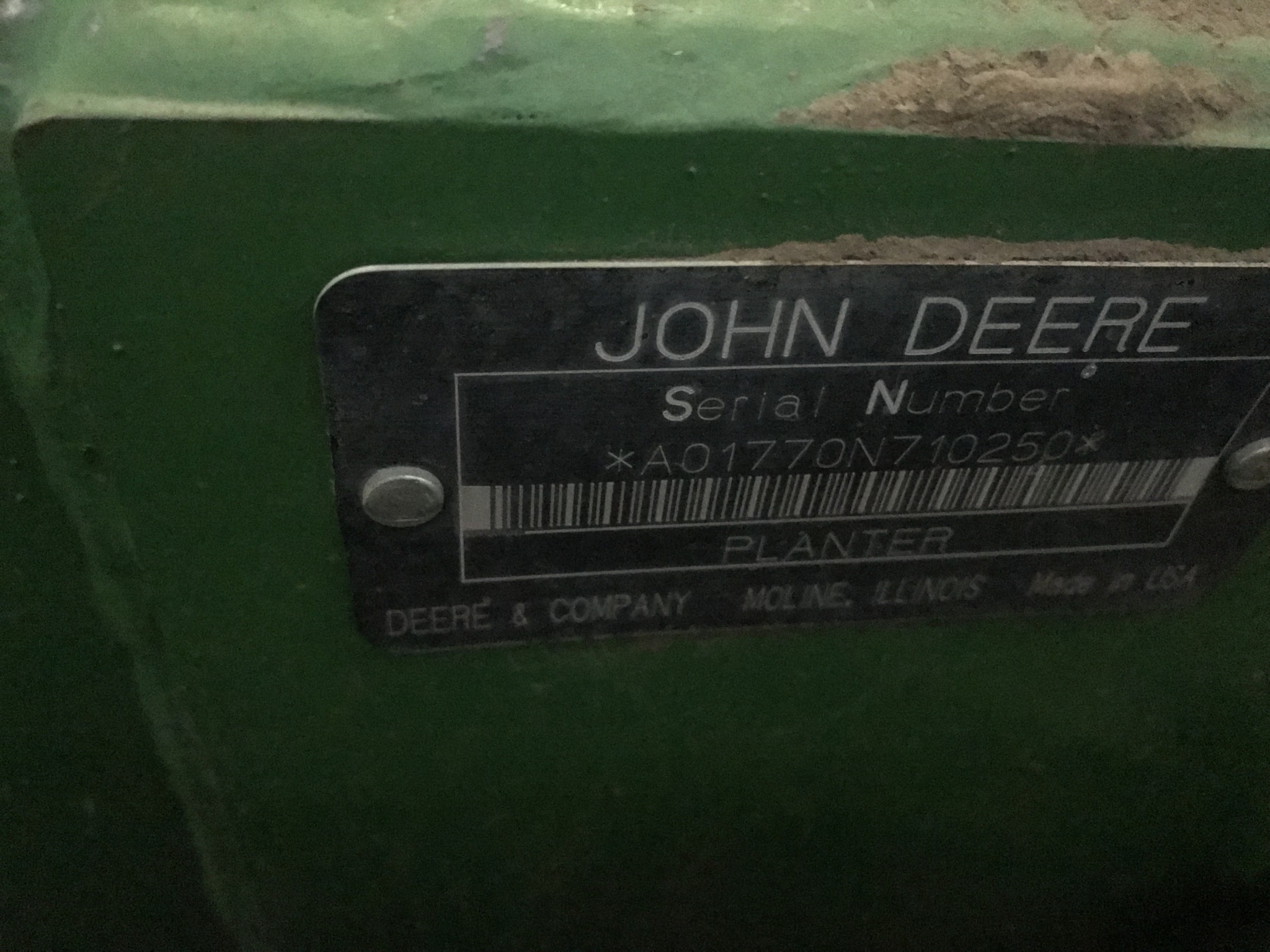 2005 John Deere 1770NT Planter