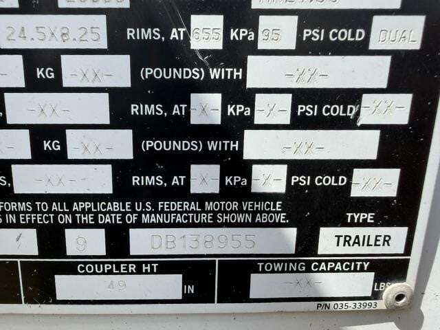 2013 Timpte Grain Trailer Grain Trailer