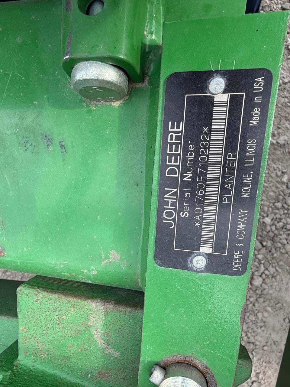 2005 John Deere 1760 Planter