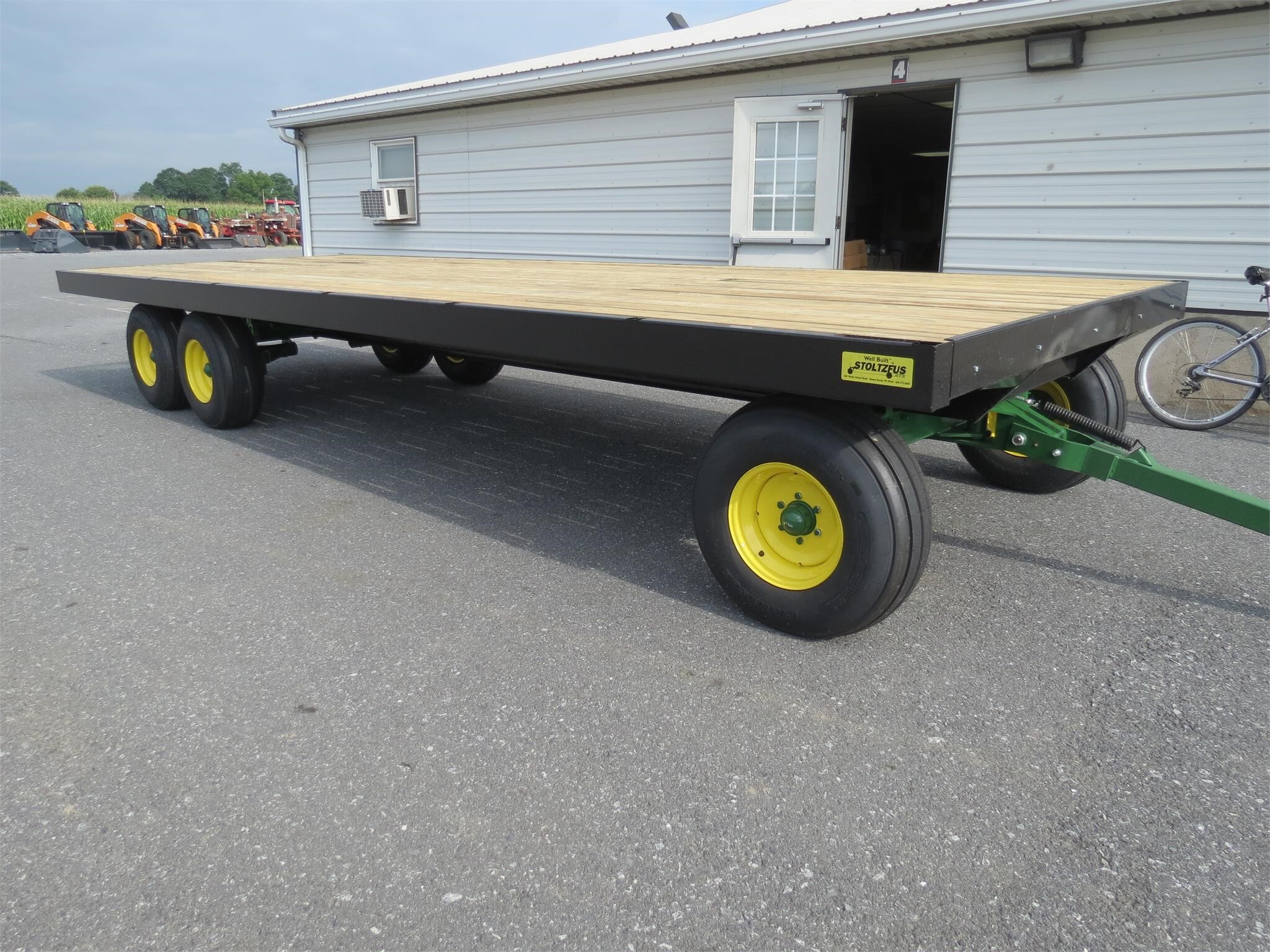 2025 Stoltzfus 8.5X24 Bale Wagons and Trailer
