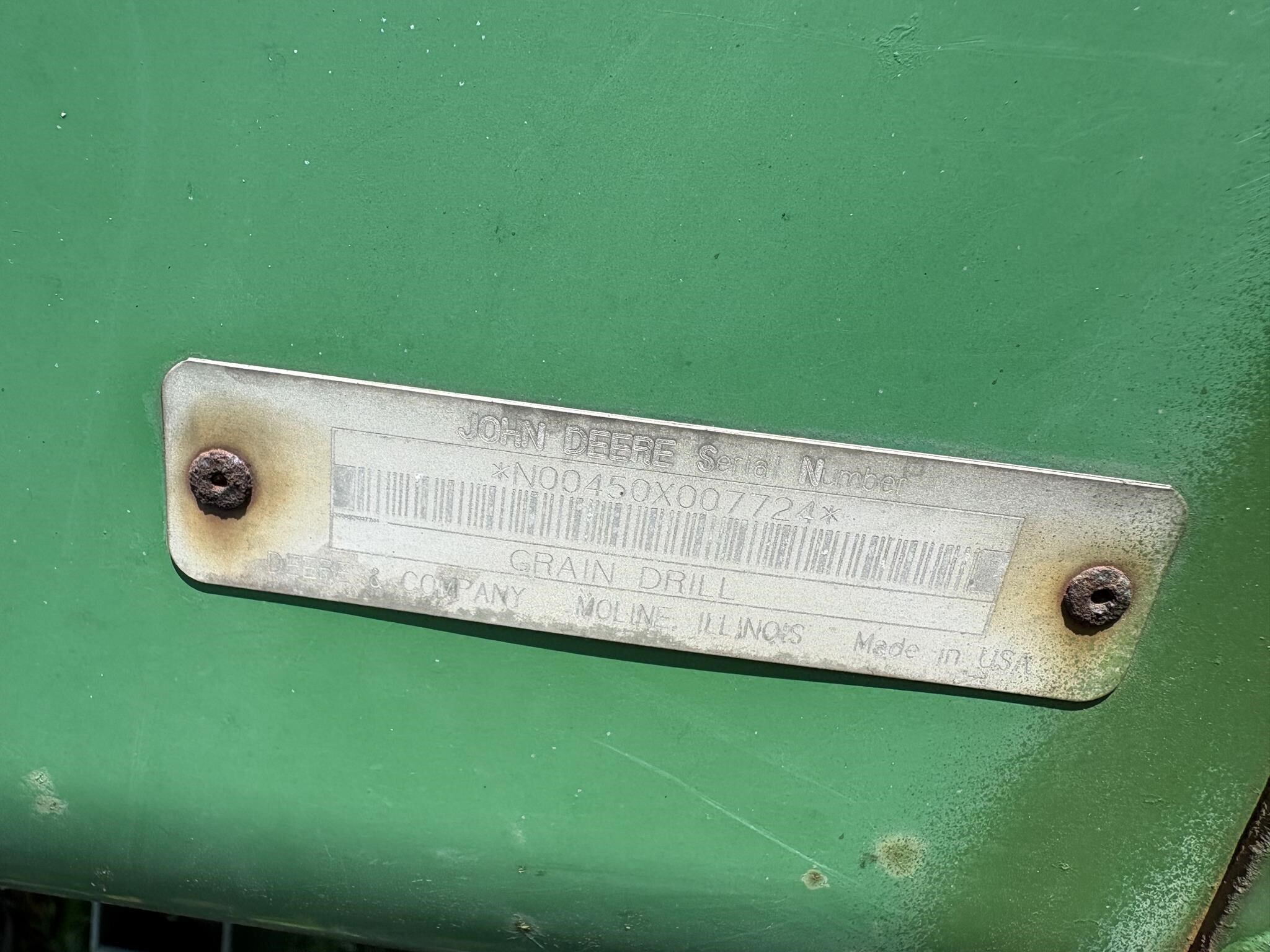 1993 John Deere 450 Drill