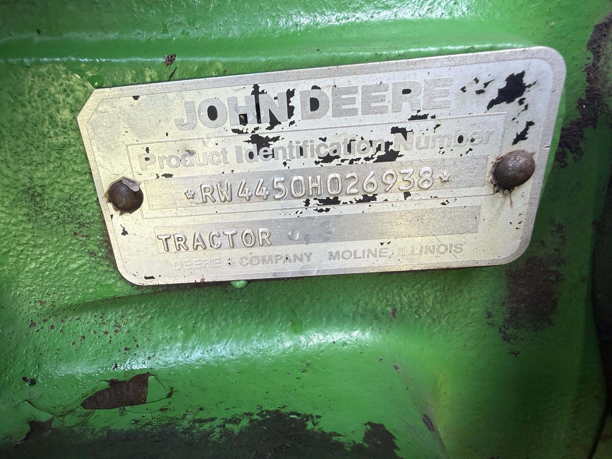 1988 John Deere 4450 Tractor