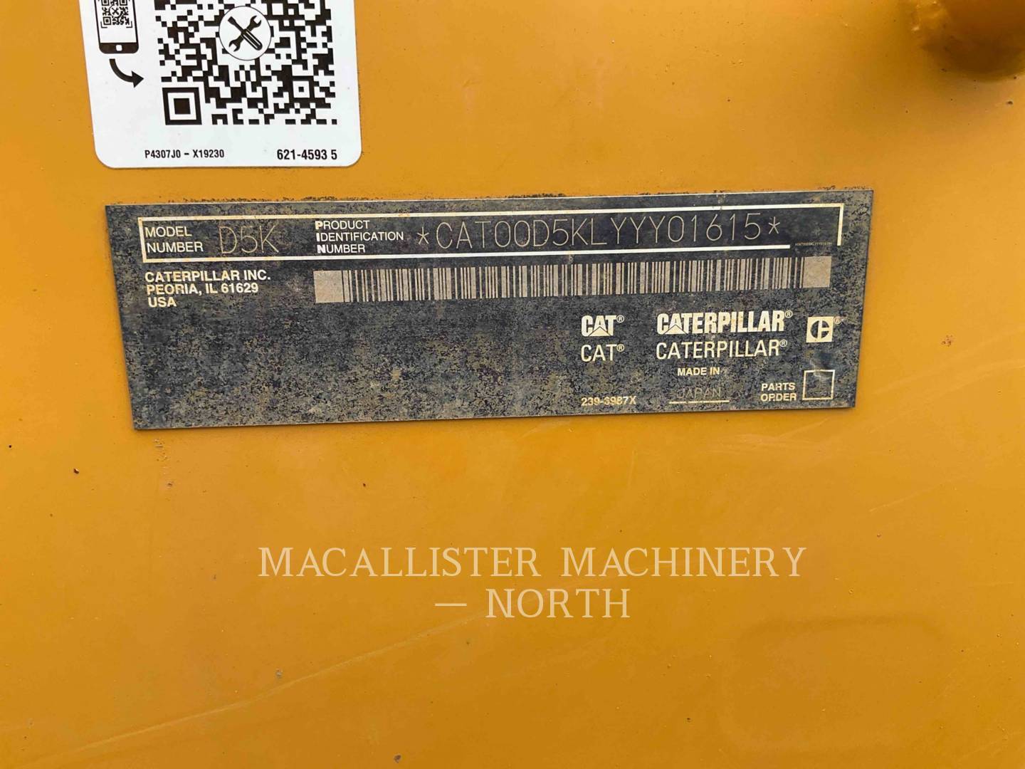 2012 Caterpillar D5KLGP Dozer