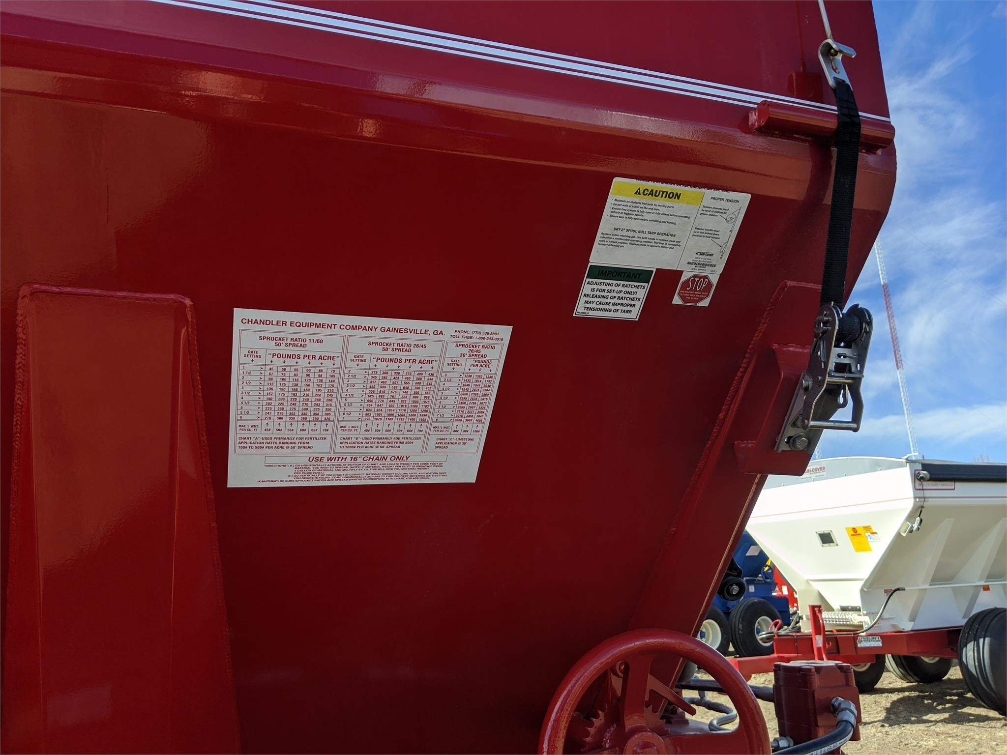 2026 Chandler 20PTT-FT Pull-Type Fertilizer Spreader