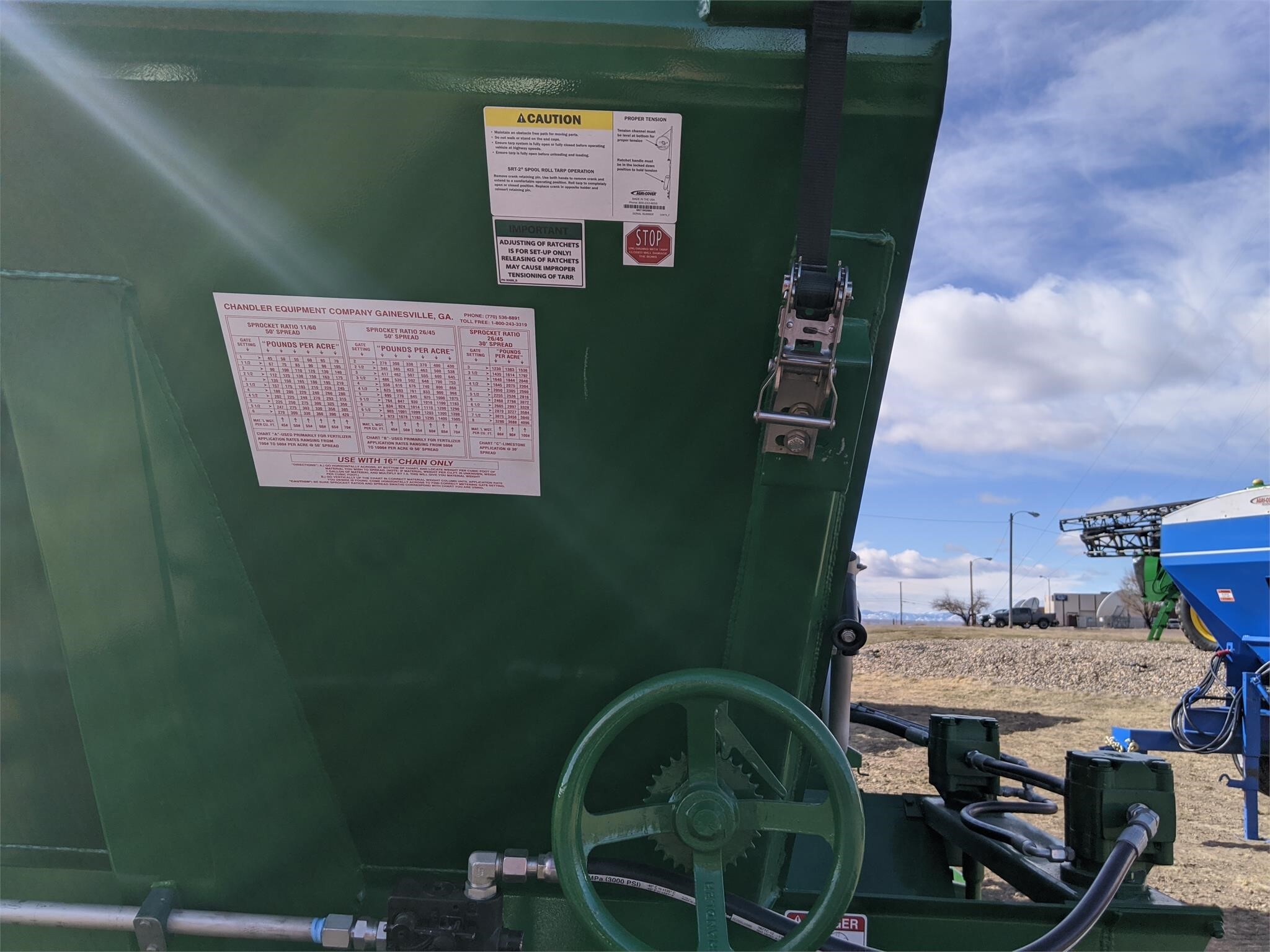 2026 Chandler 20PTT-FT Pull-Type Fertilizer Spreader