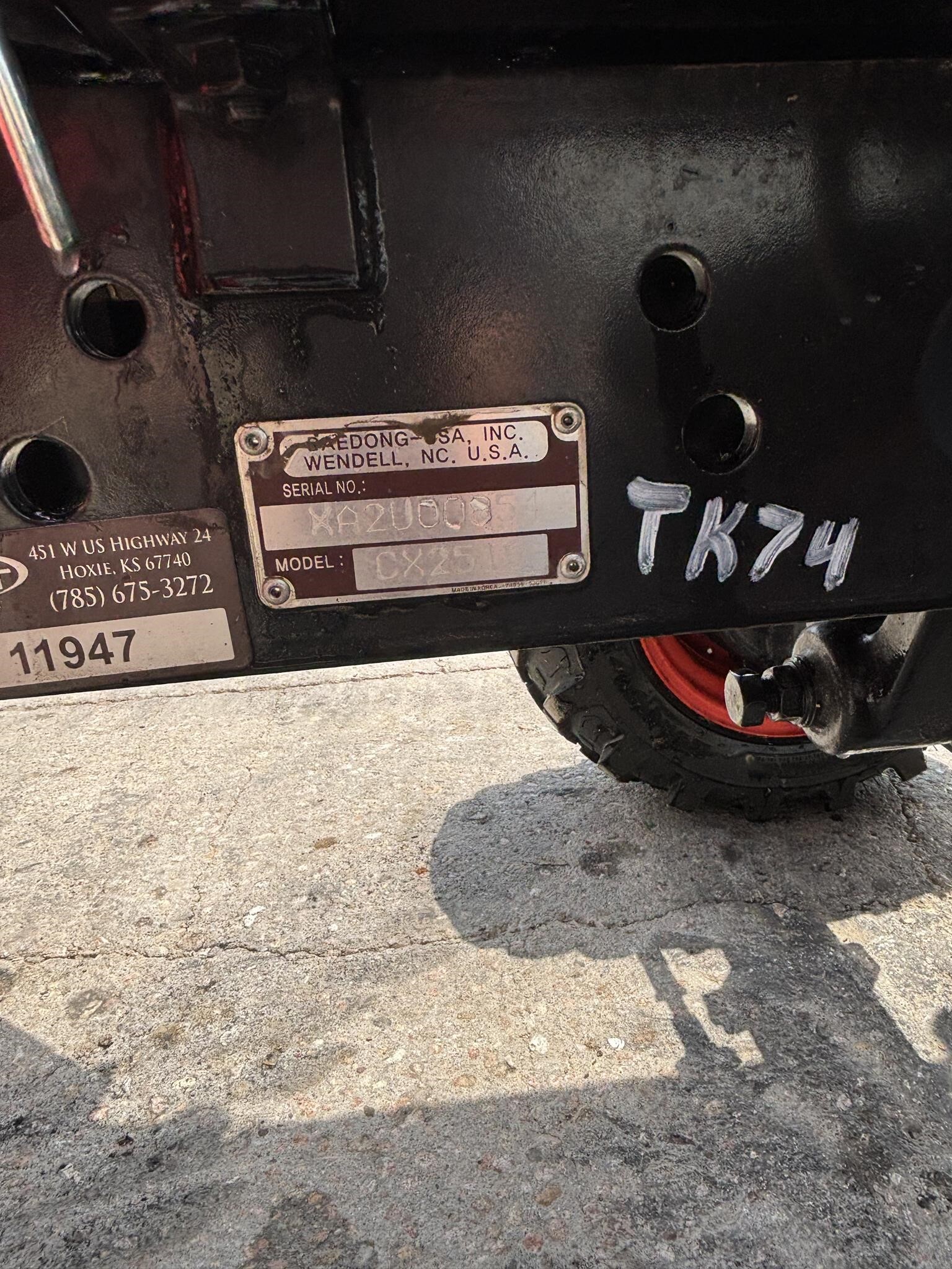 2021 Kioti CX2510 Tractor