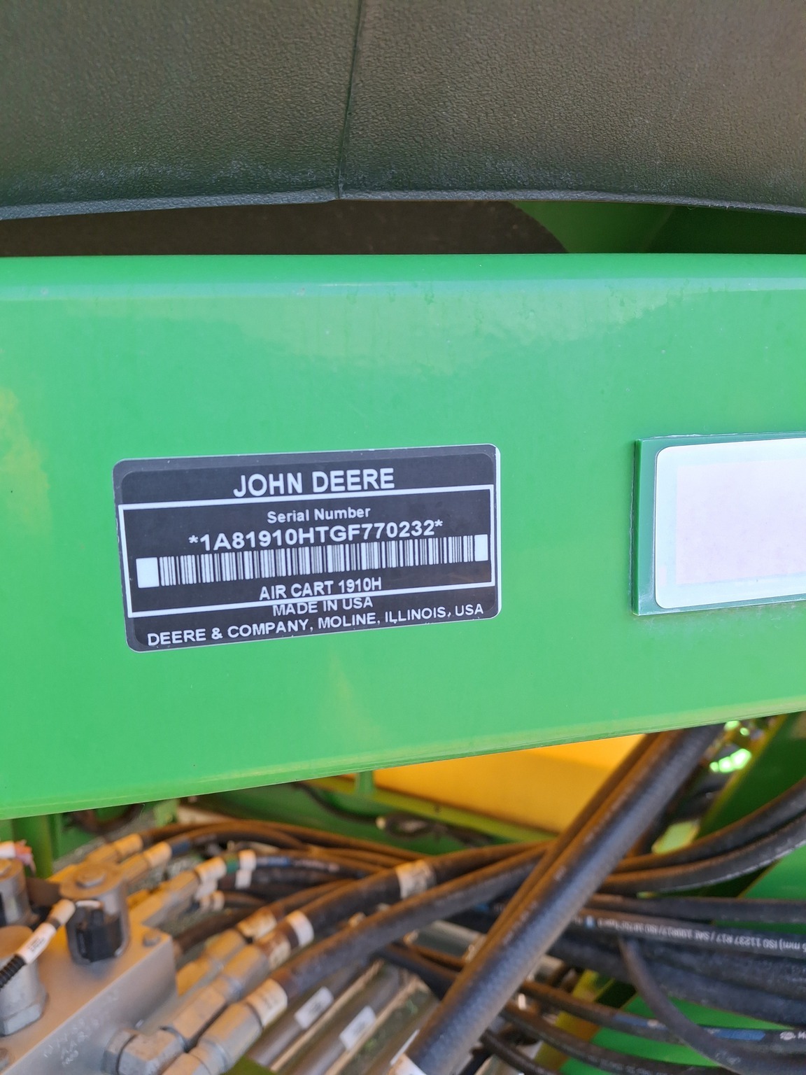 2017 John Deere 1830 Air Seeder