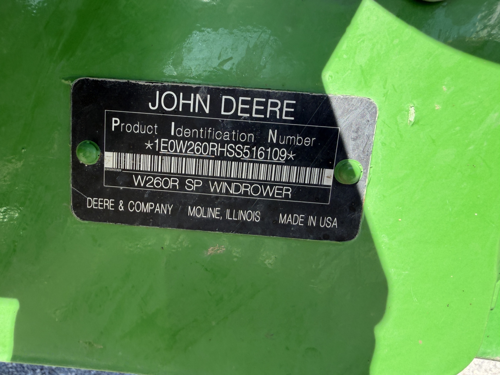 2025 John Deere W260R Self-Propelled Windrowers and Swather