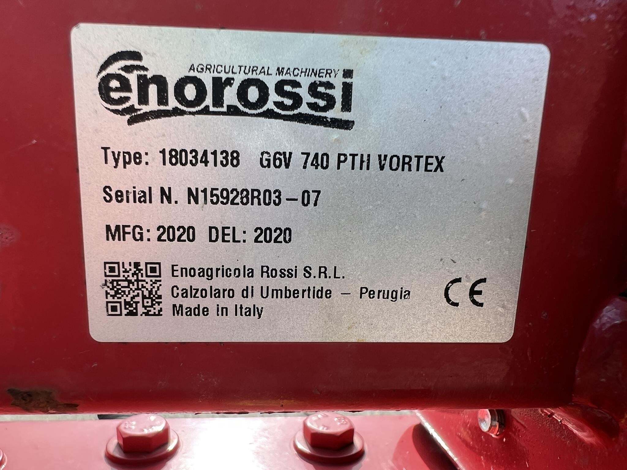 2020 Enorossi G6V 740PTH Tedder