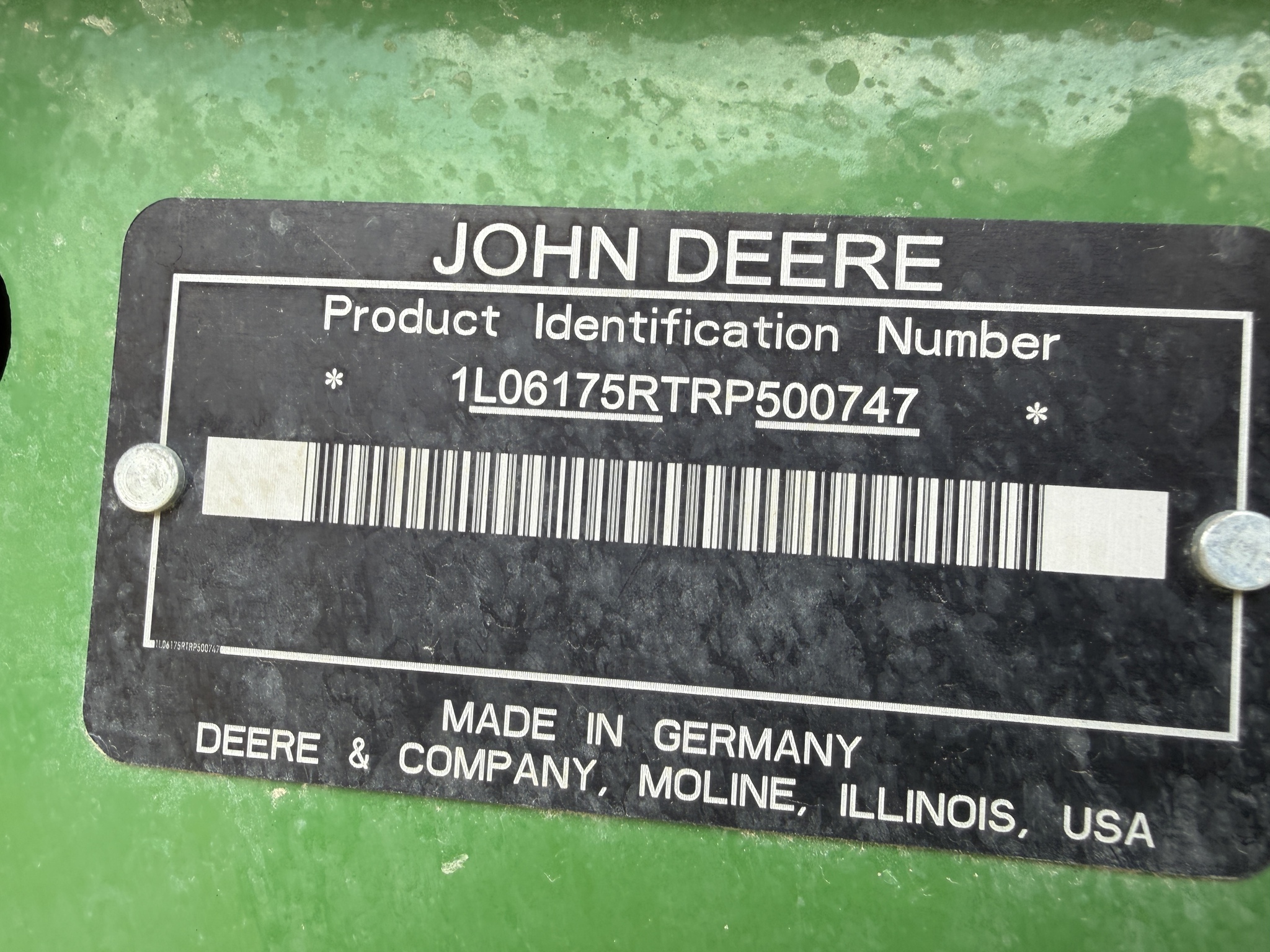 2025 John Deere 6R 175 Tractor