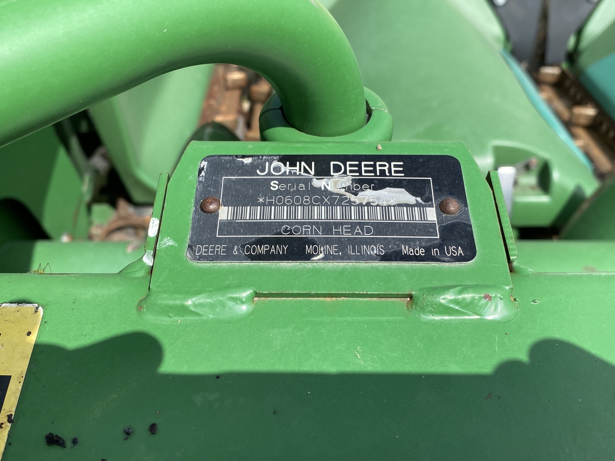 2008 John Deere 608C Corn Head
